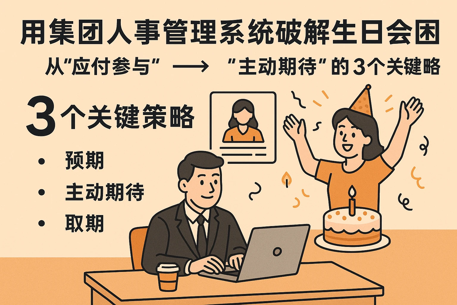 用集团人事管理系统破解生日会困境：从“应付参与”到“主动期待”的3个关键策略