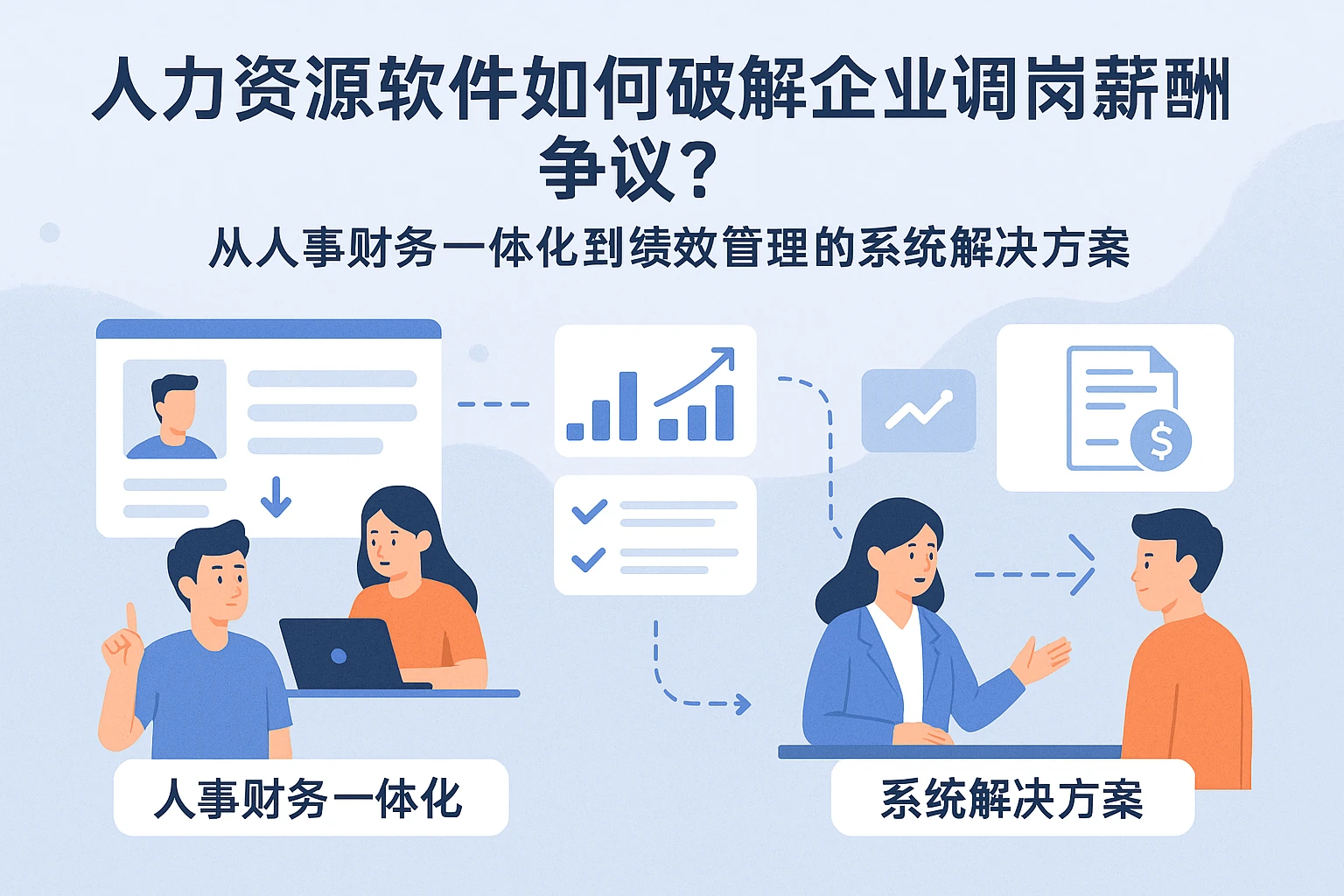 人力资源软件如何破解企业调岗薪酬争议?从人事财务一体化到绩效管理的系统解决方案
