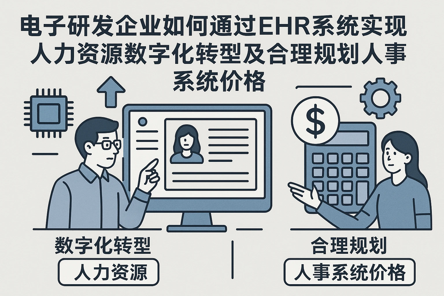 电子研发企业如何通过EHR系统实现人力资源数字化转型及合理规划人事系统价格