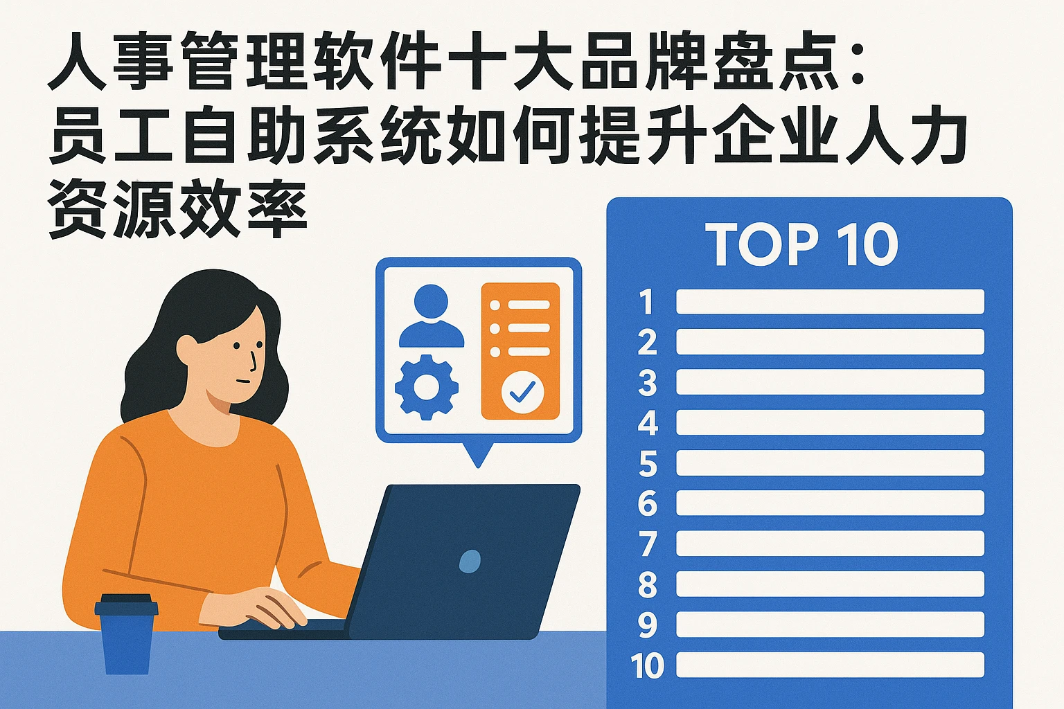 人事管理软件十大品牌盘点：员工自助系统如何提升企业人力资源效率