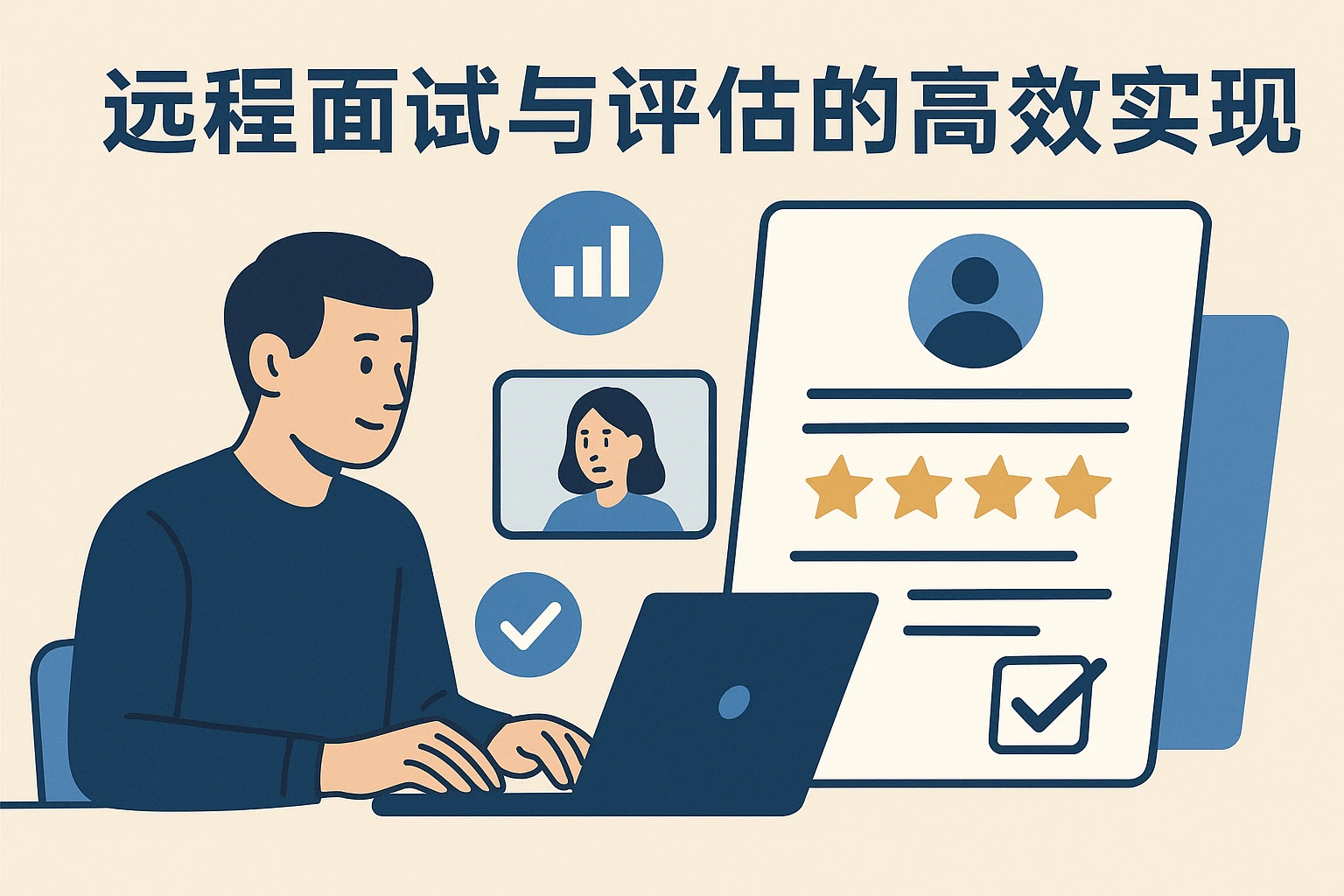 远程面试与评估的高效实现