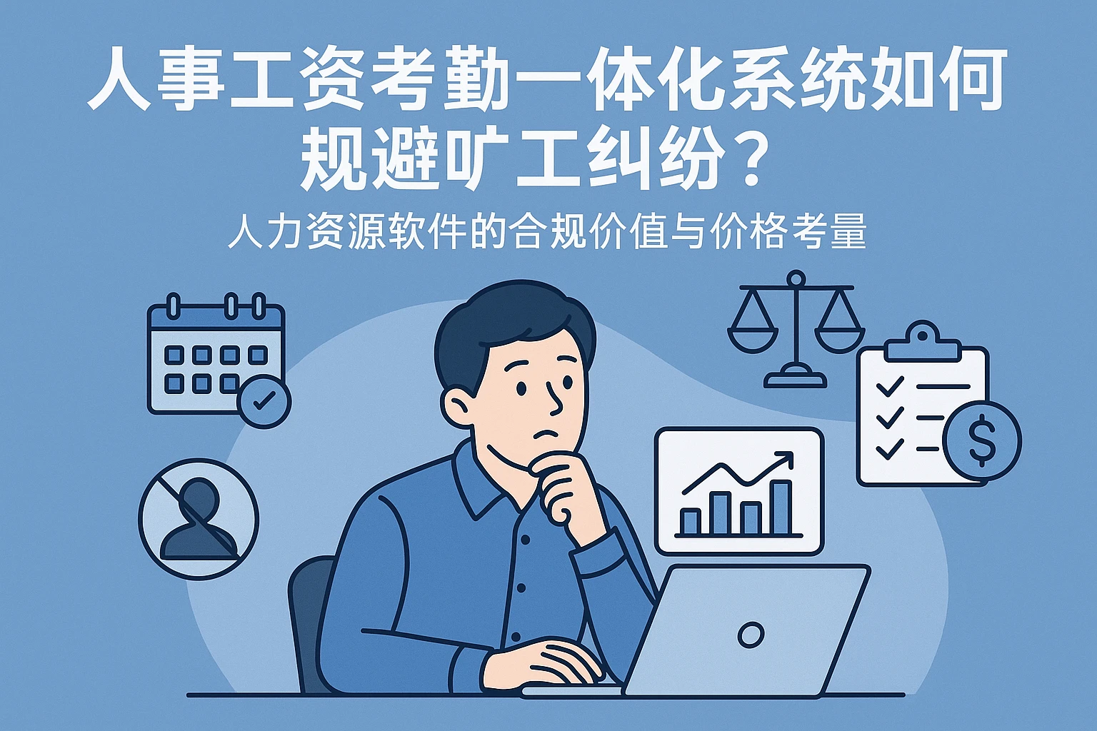 人事工资考勤一体化系统如何规避旷工纠纷？人力资源软件的合规价值与价格考量