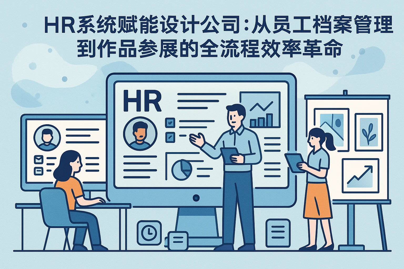 HR系统赋能设计公司:从员工档案管理到作品参展的全流程效率革命