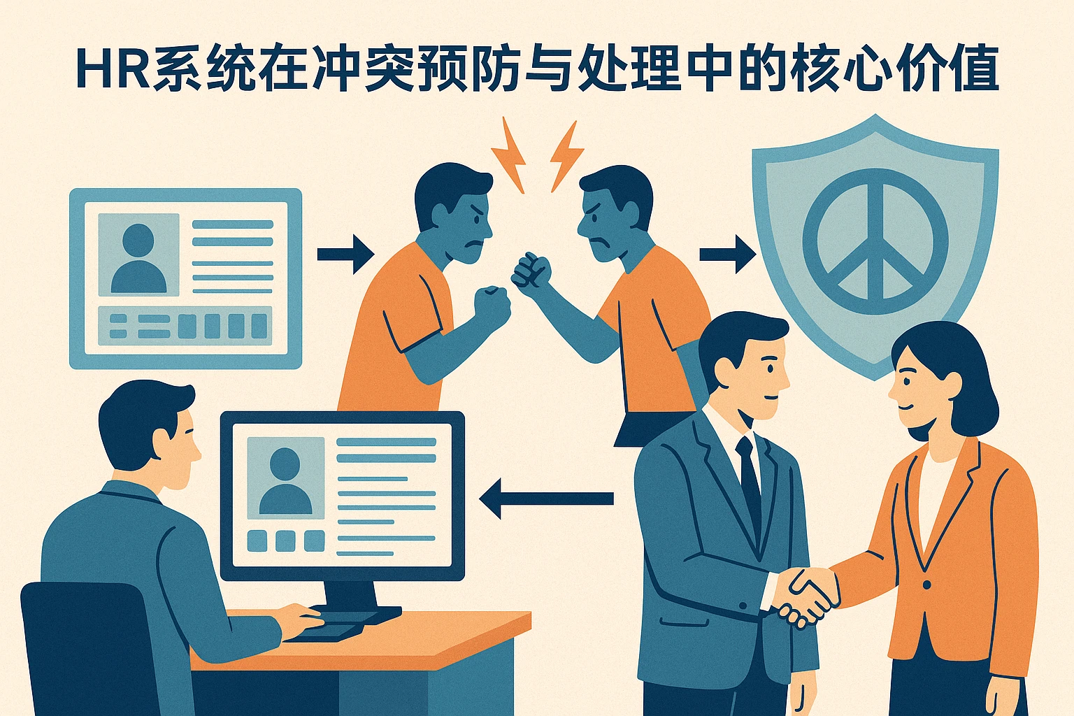 HR系统在冲突预防与处理中的核心价值