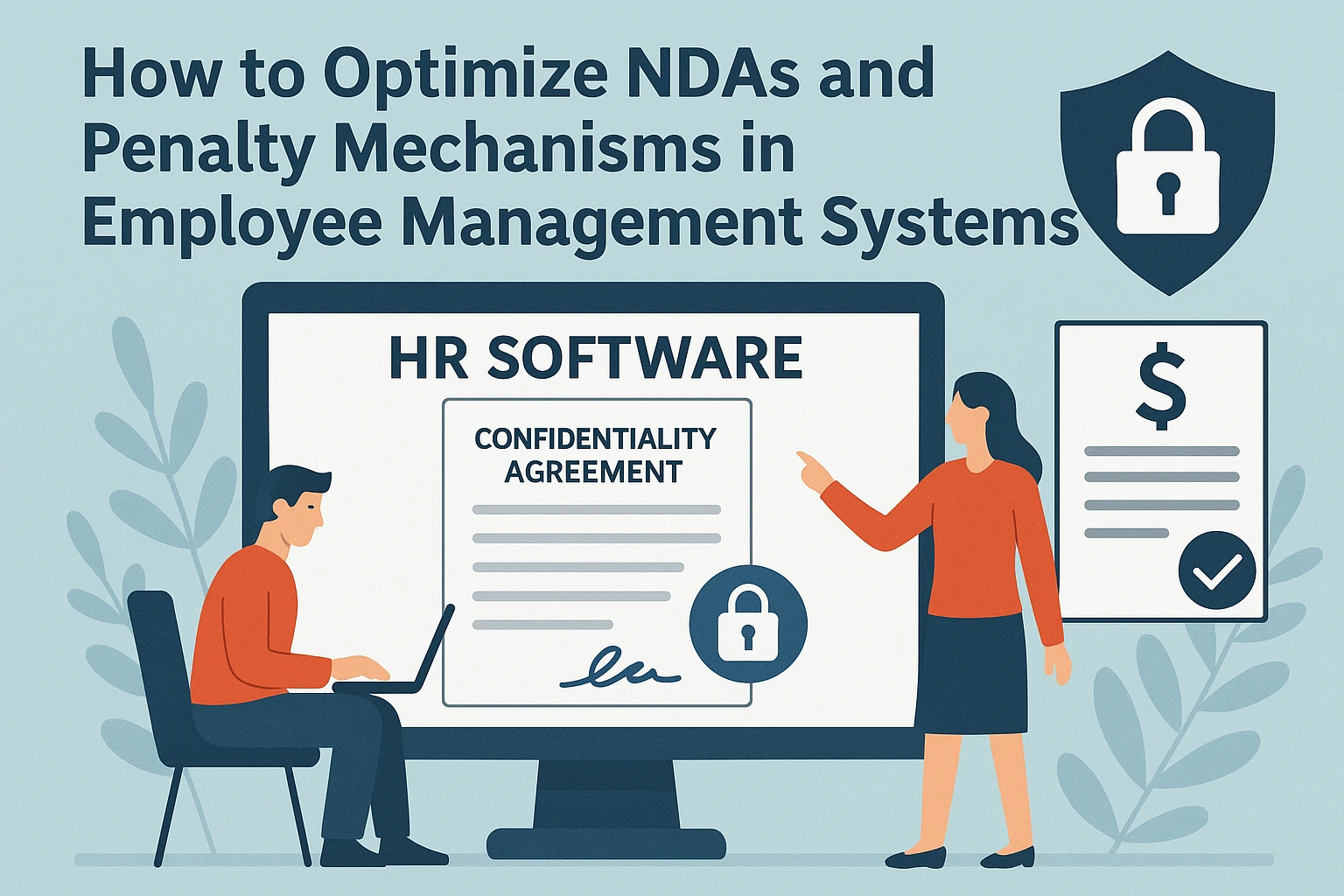 如何通过人力资源软件优化员工管理系统中的保密协议与罚款机制
