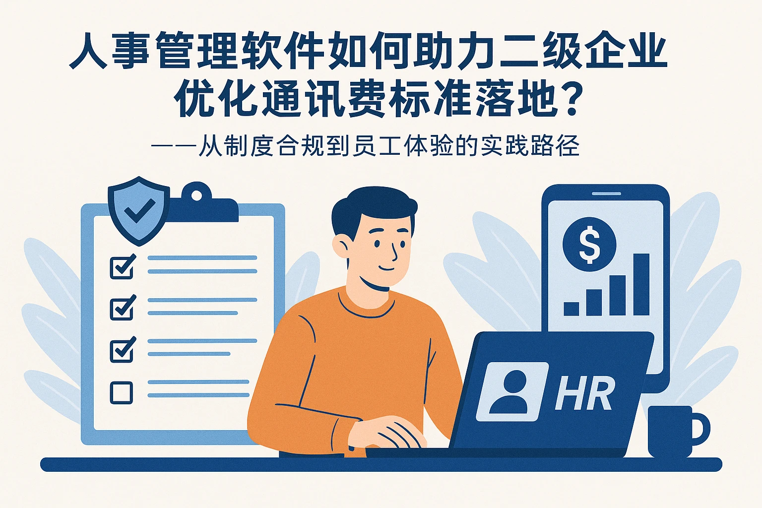 人事管理软件如何助力二级企业优化通讯费标准落地?——从制度合规到员工体验的实践路径