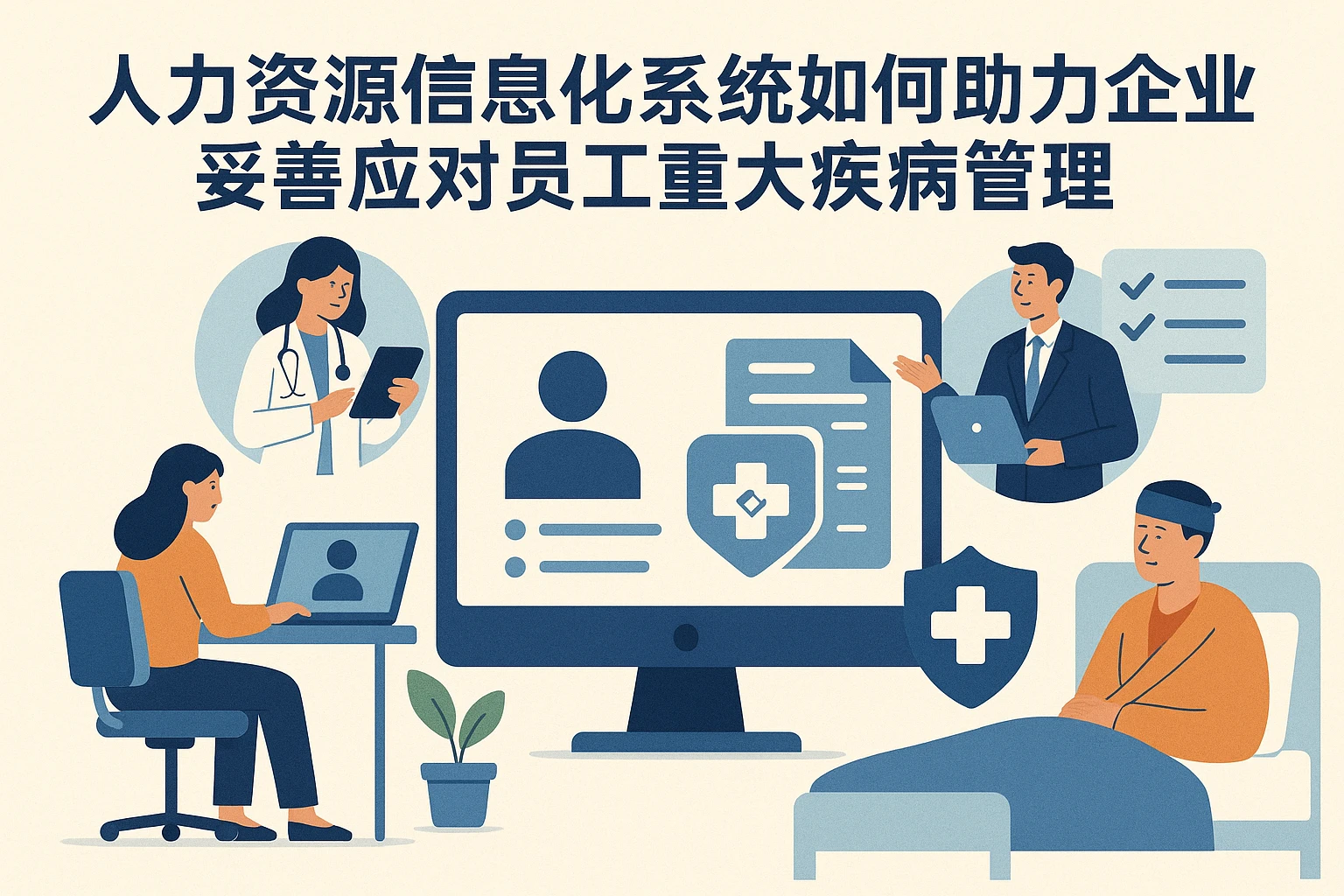 人力资源信息化系统如何助力企业妥善应对员工重大疾病管理