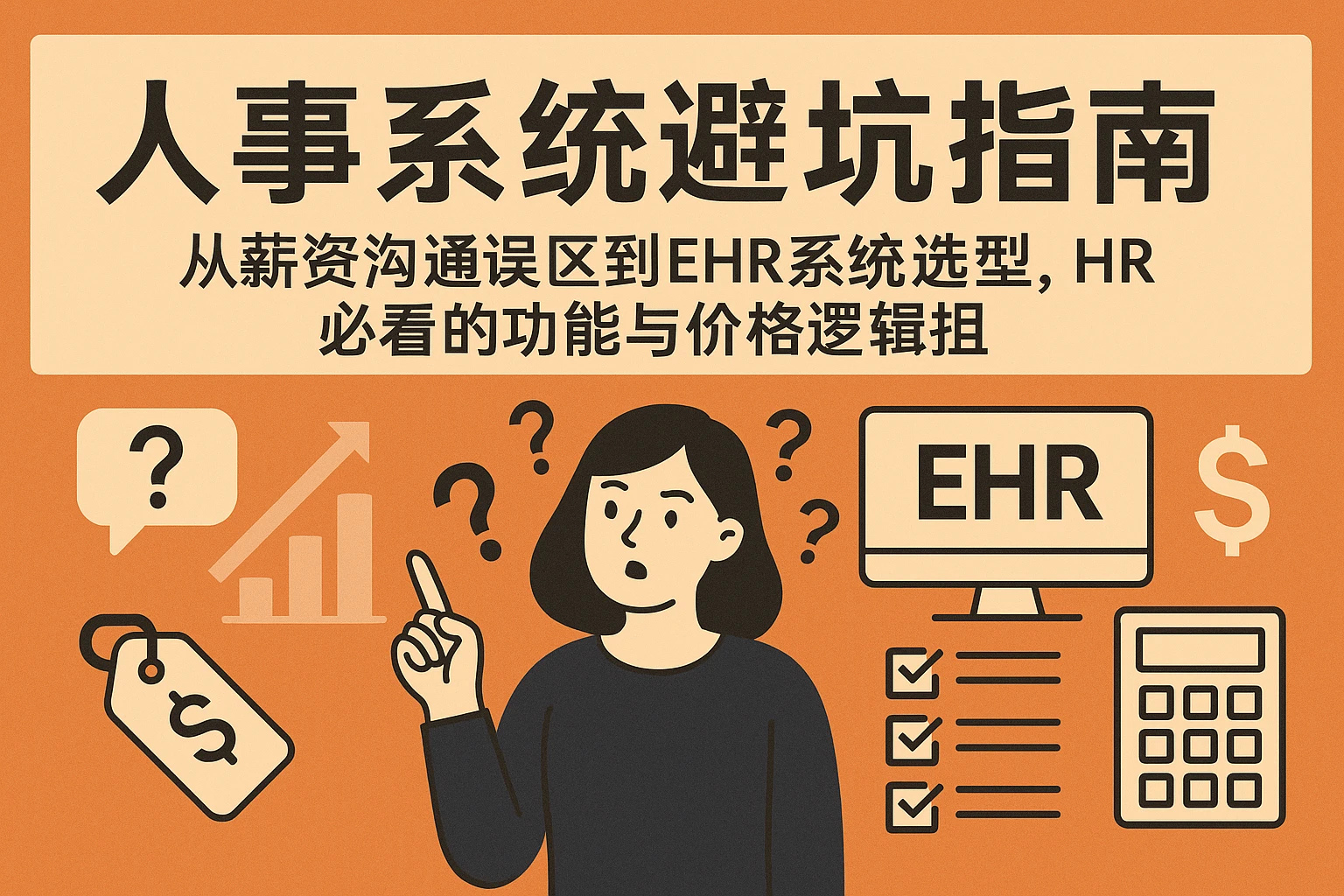 人事系统避坑指南:从薪资沟通误区到EHR系统选型,HR必看的功能与价格逻辑