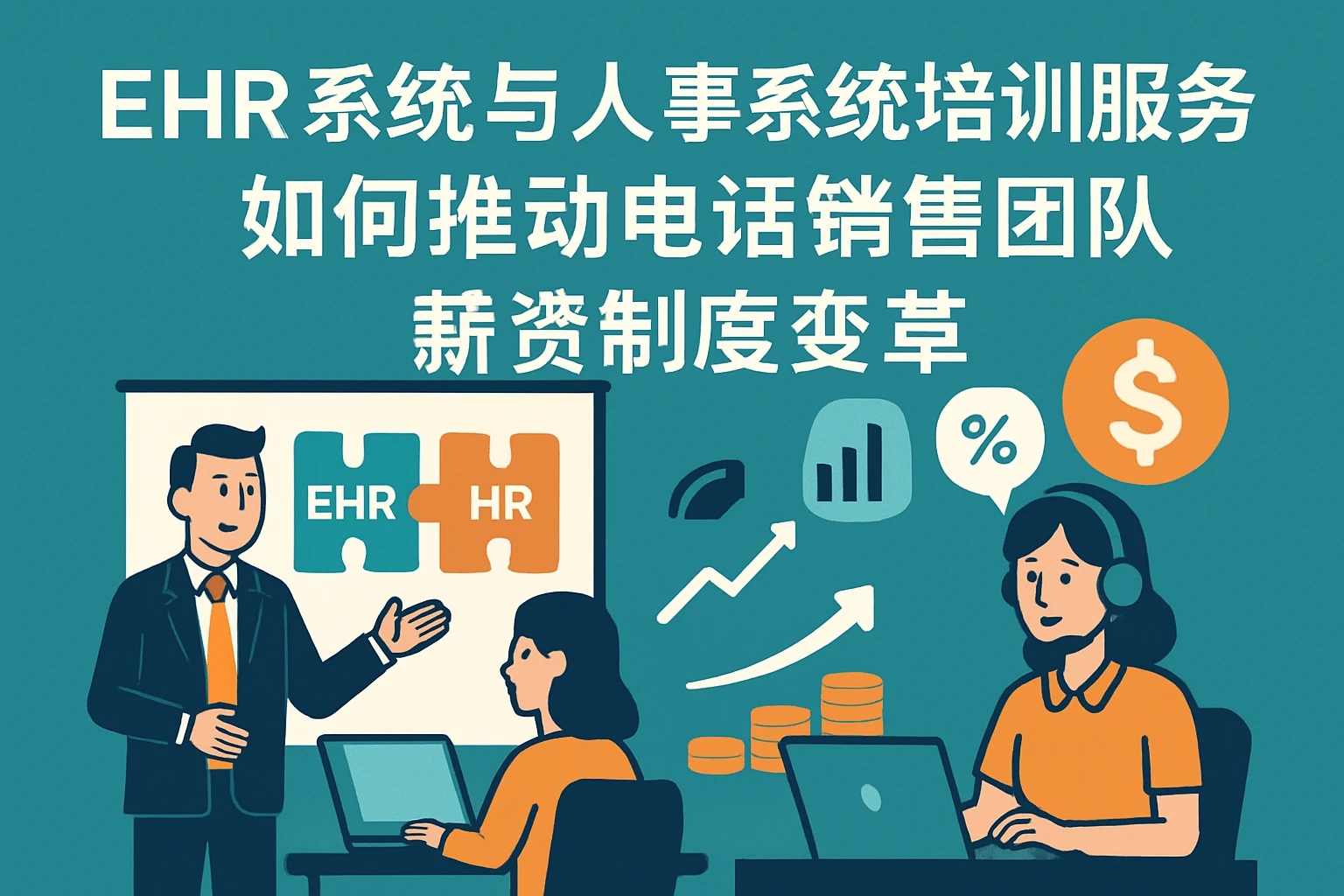 EHR系统与人事系统培训服务如何推动电话销售团队薪资制度变革