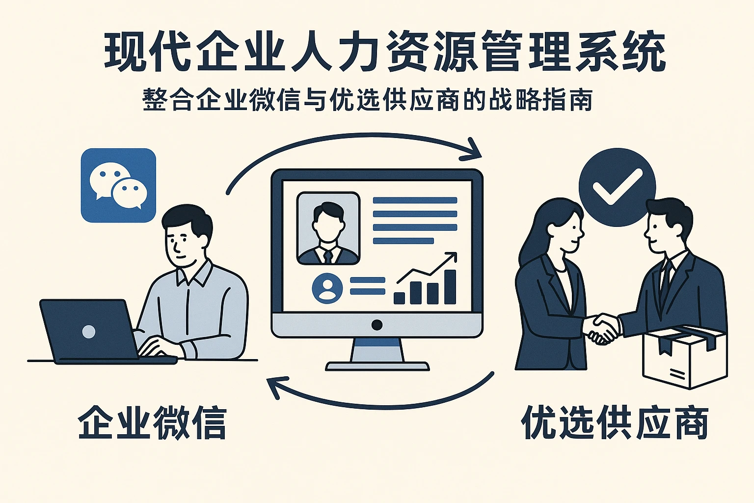 现代企业人力资源管理系统：整合企业微信与优选供应商的战略指南