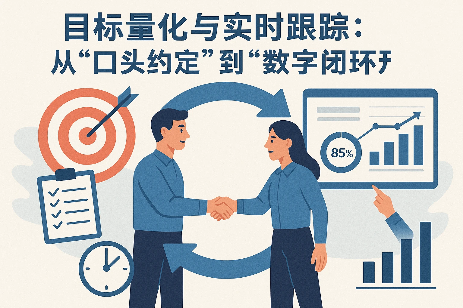 2. 目标量化与实时跟踪：从“口头约定”到“数字闭环”