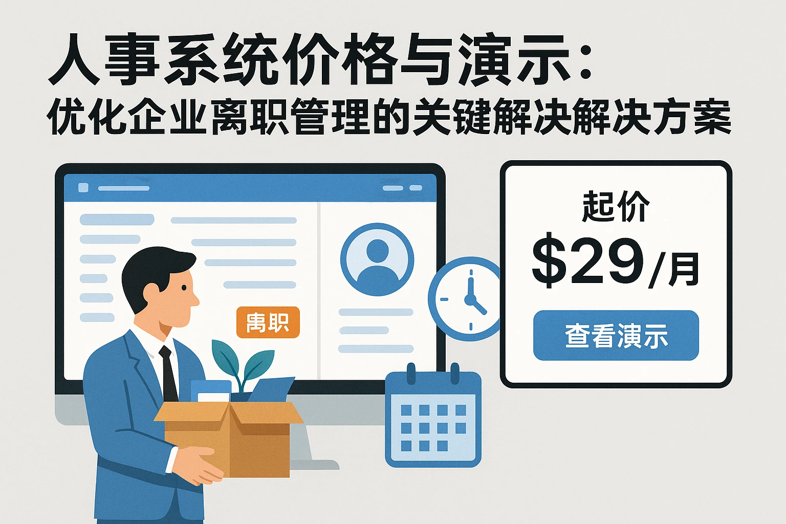 人事系统价格与演示：优化企业离职管理的关键解决方案