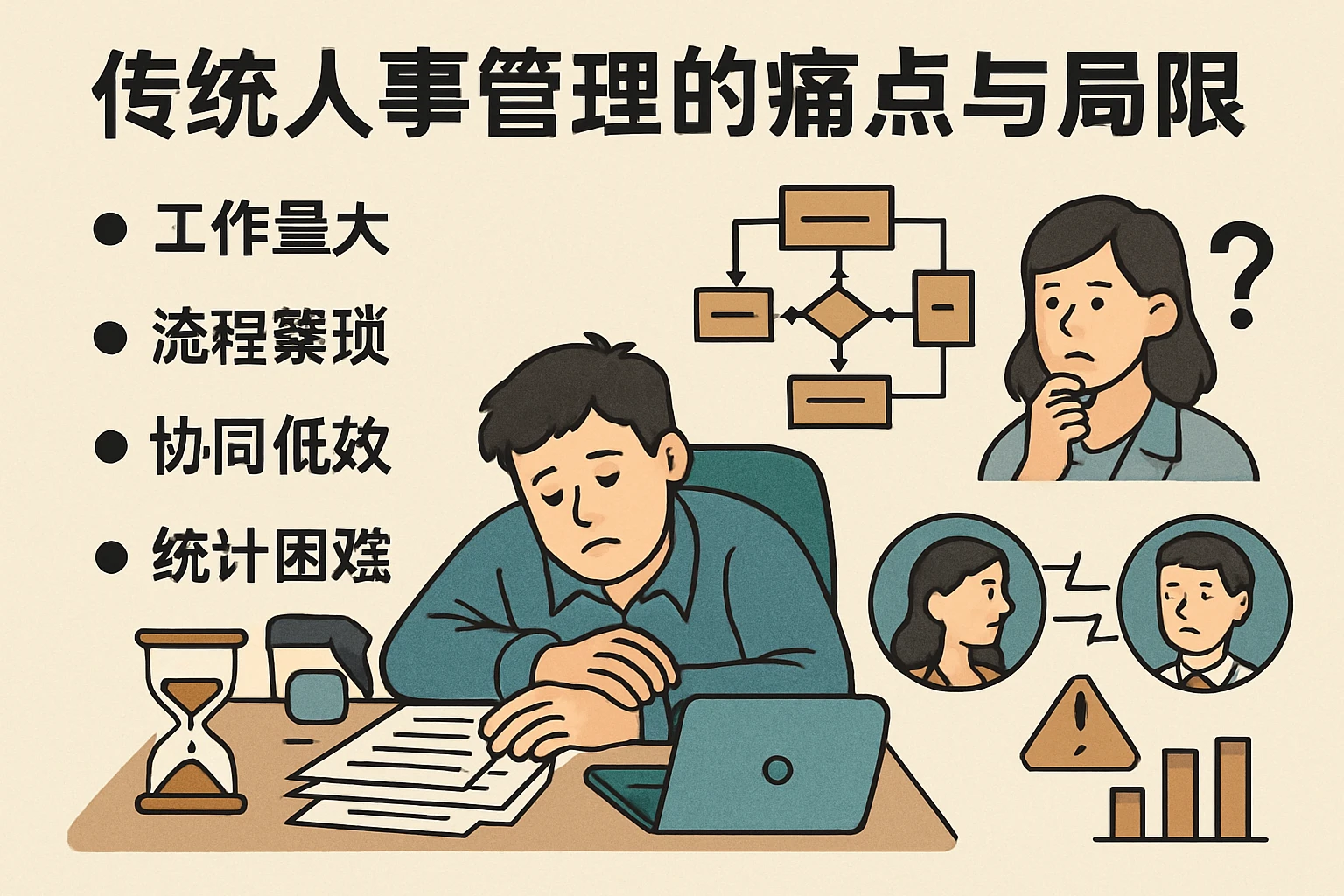 传统人事管理的痛点与局限