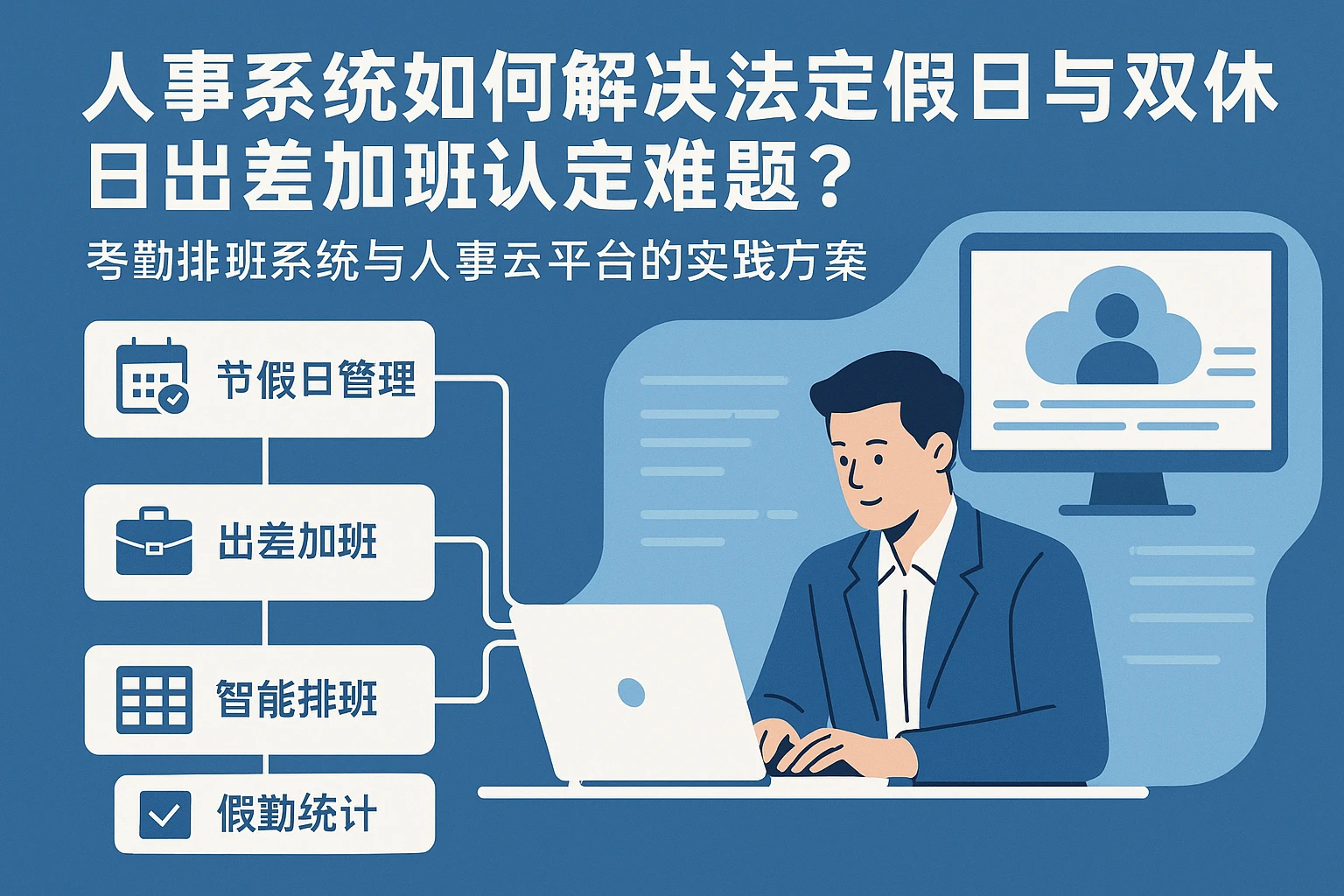 人事系统如何解决法定假日与双休日出差加班认定难题?——考勤排班系统与人事云平台的实践方案