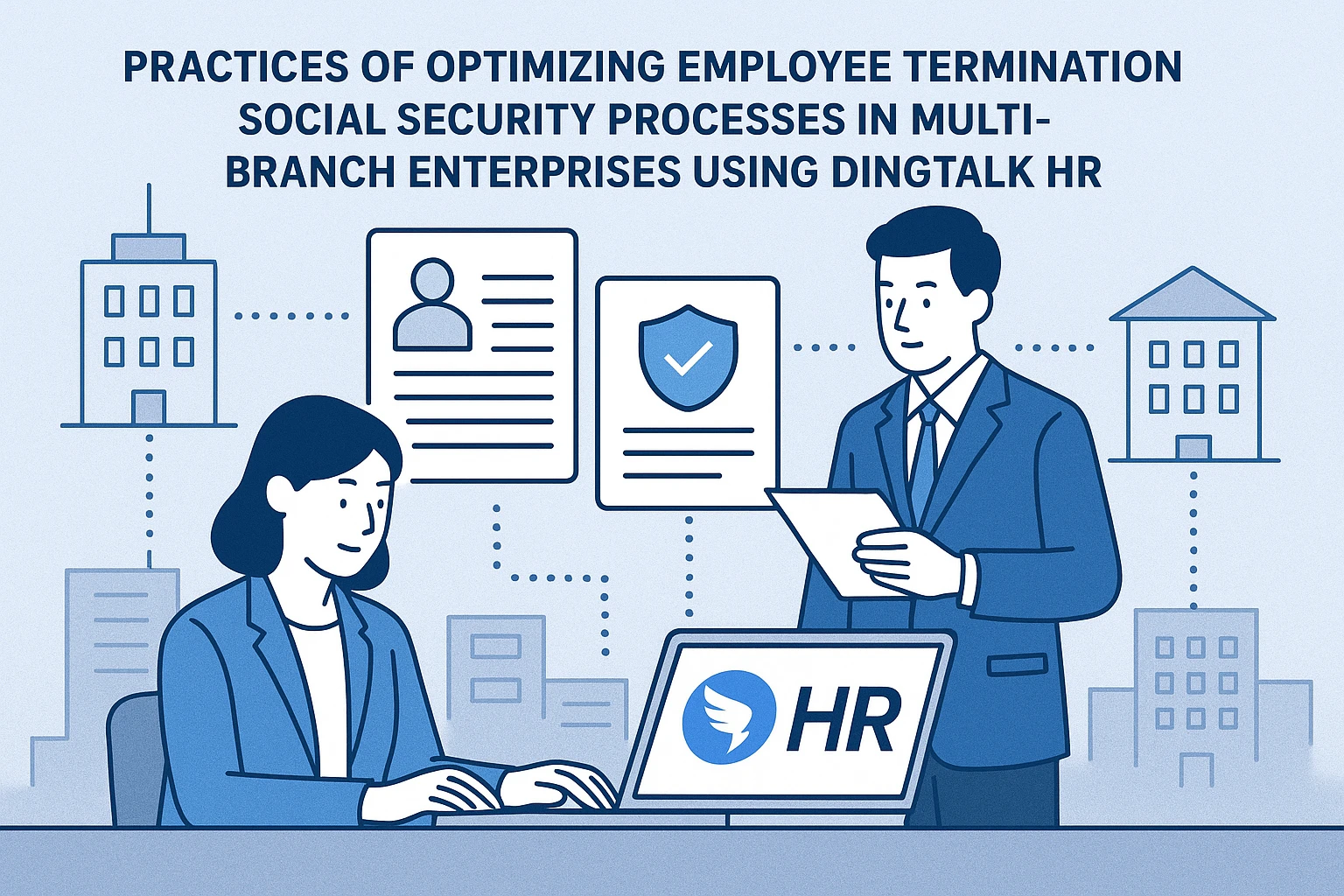 钉钉人事系统在多分支机构企业中优化员工离职社保处理的实践