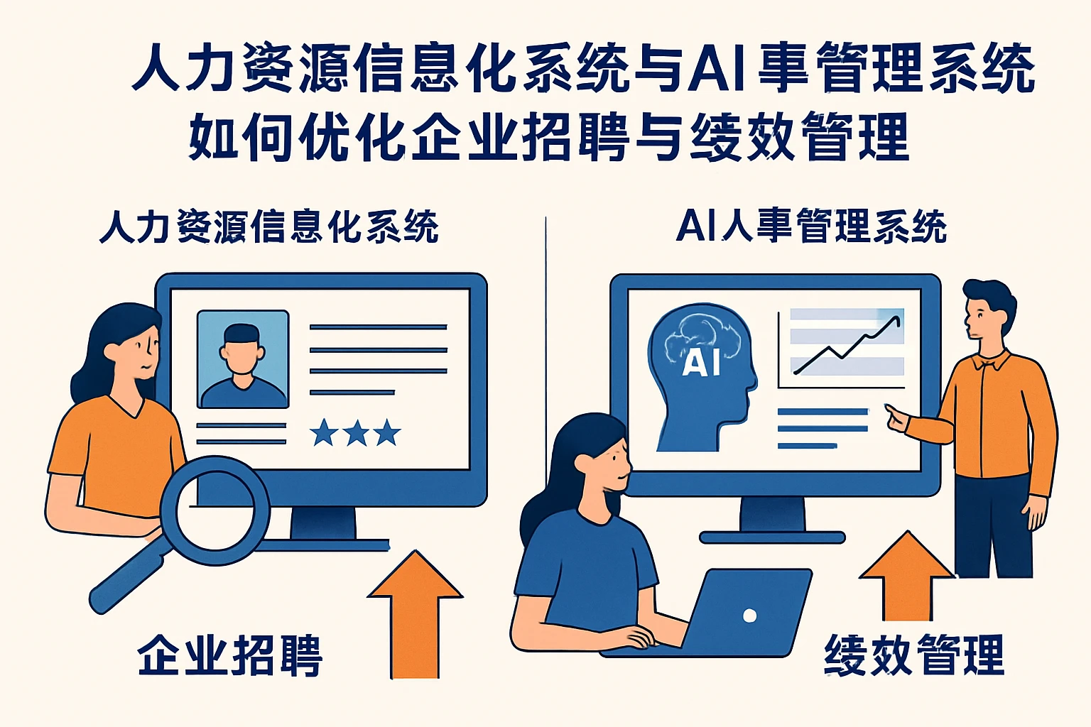 人力资源信息化系统与AI人事管理系统如何优化企业招聘与绩效管理