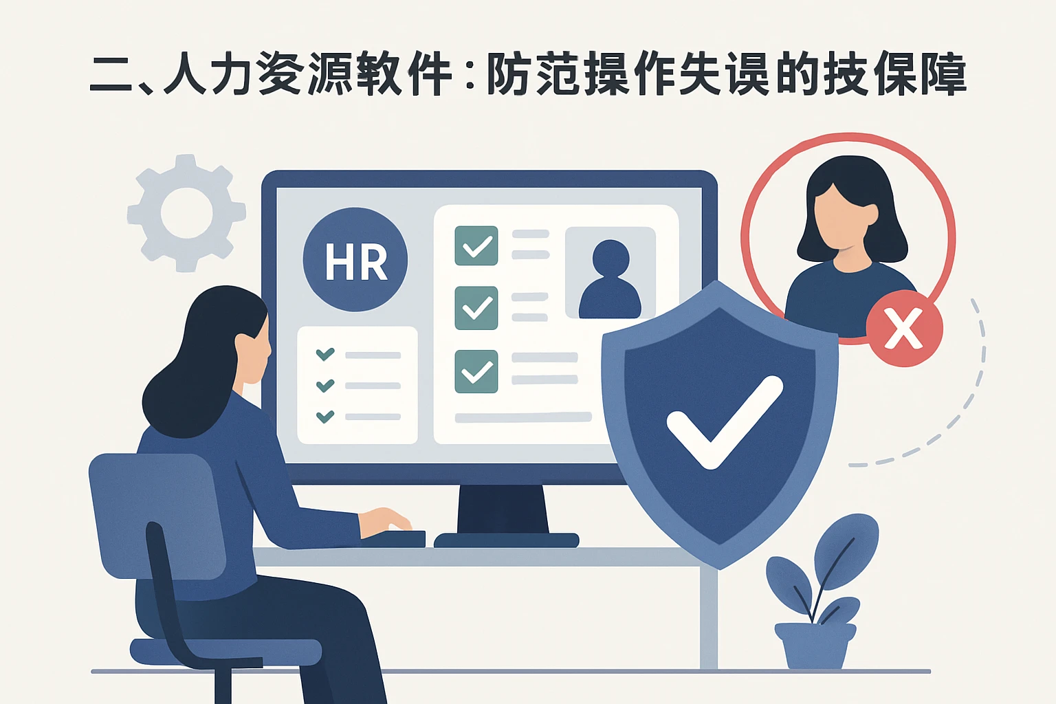 二、人力资源软件：防范操作失误的技术保障