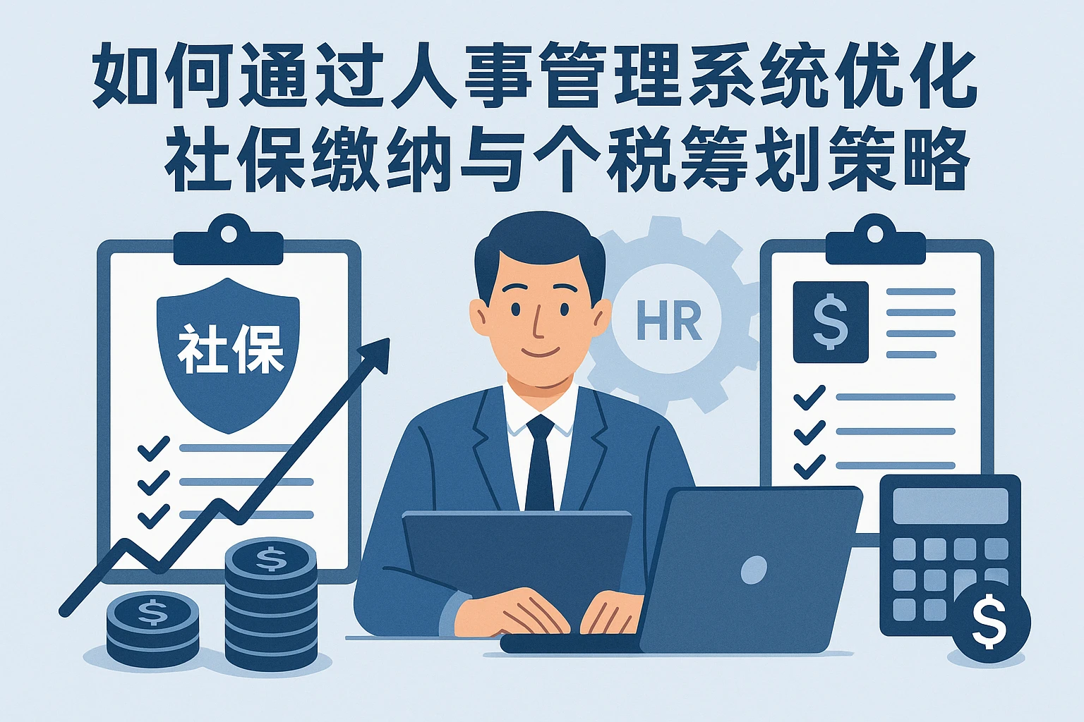 如何通过人事管理系统优化社保缴纳与个税筹划策略