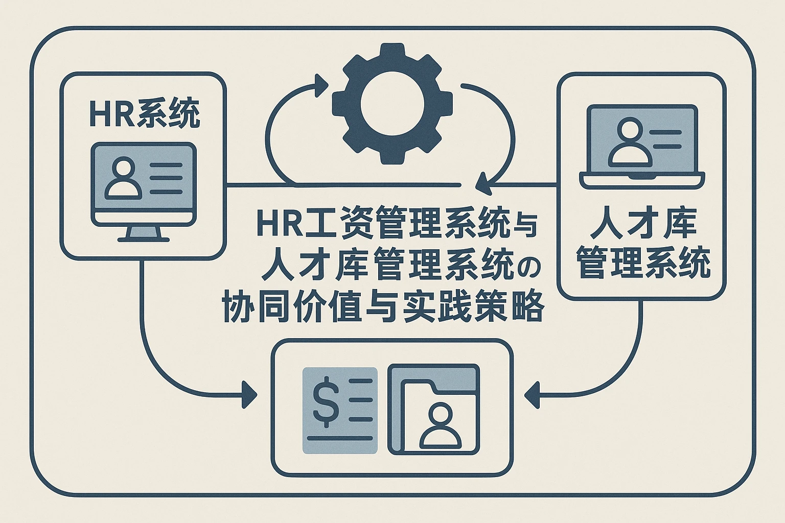 HR系统、工资管理系统与人才库管理系统的协同价值与实践策略