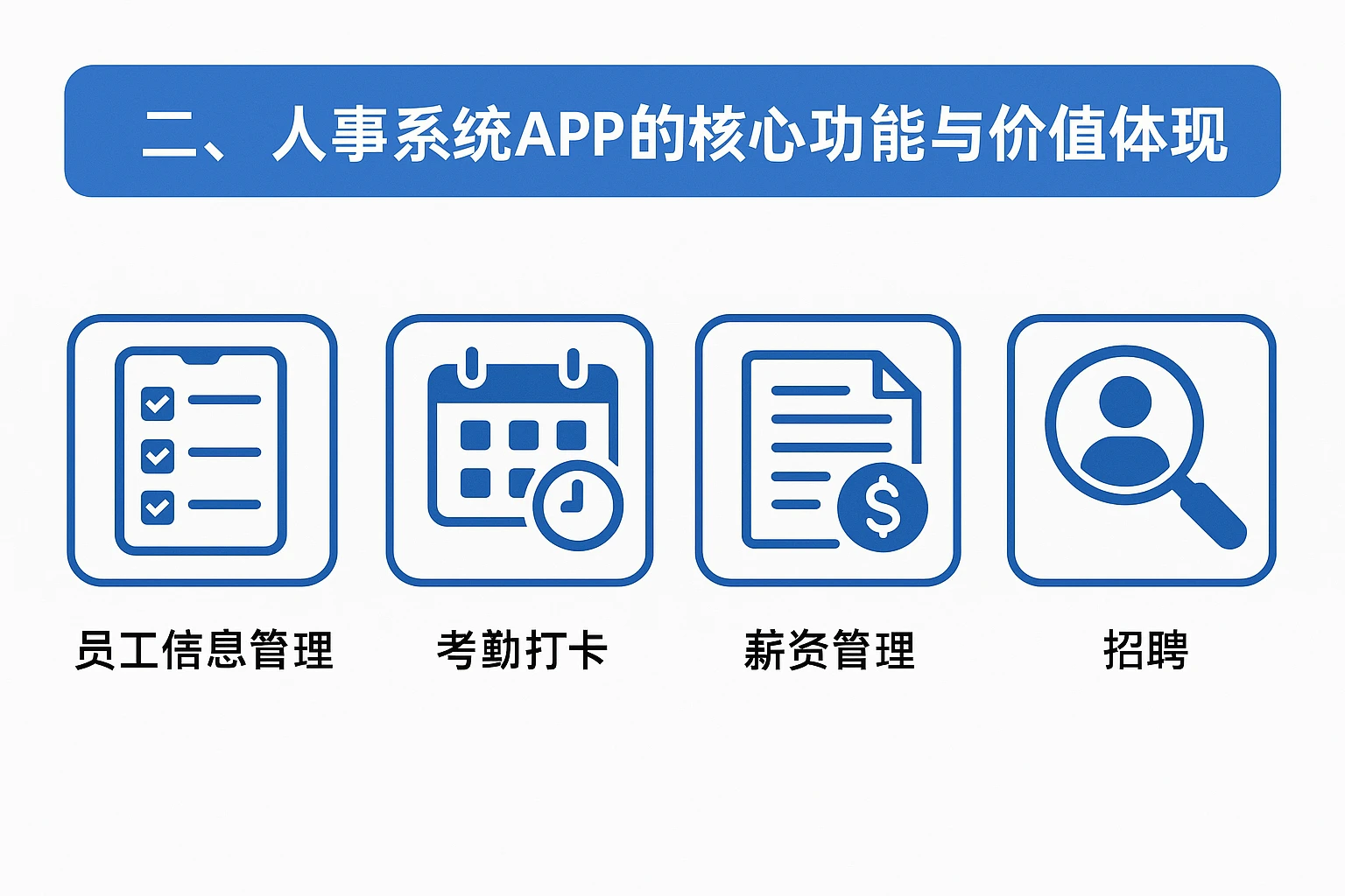 二、人事系统APP的核心功能与价值体现