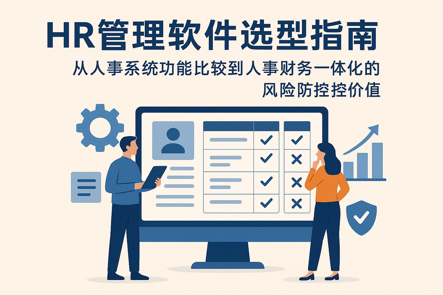 HR管理软件选型指南:从人事系统功能比较到人事财务一体化的风险防控价值