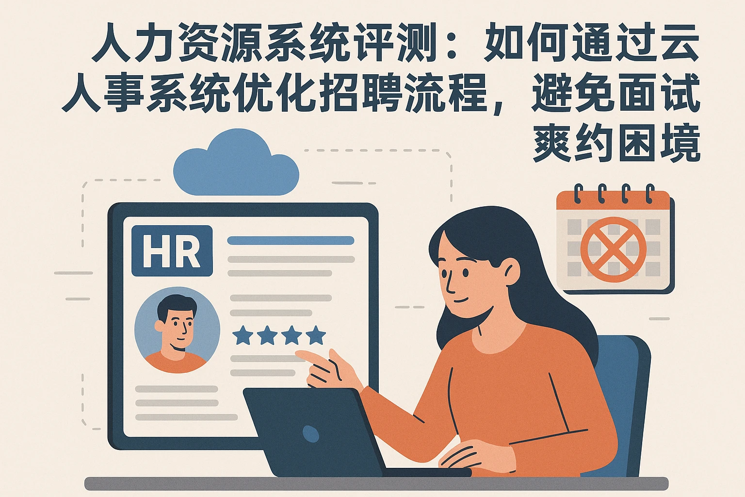 人力资源系统评测：如何通过云人事系统优化招聘流程，避免面试爽约困境
