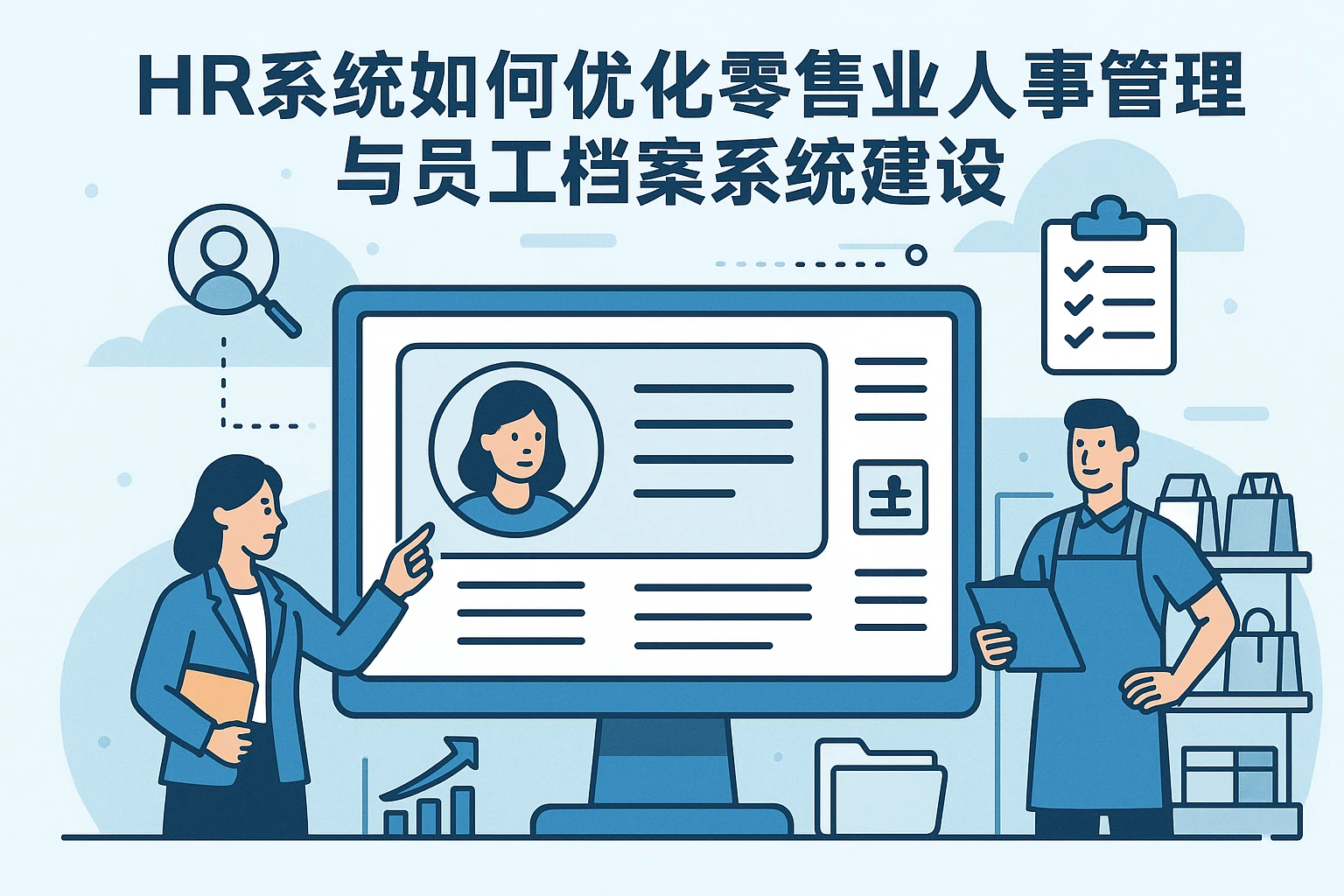 HR系统如何优化零售业人事管理与员工档案系统建设