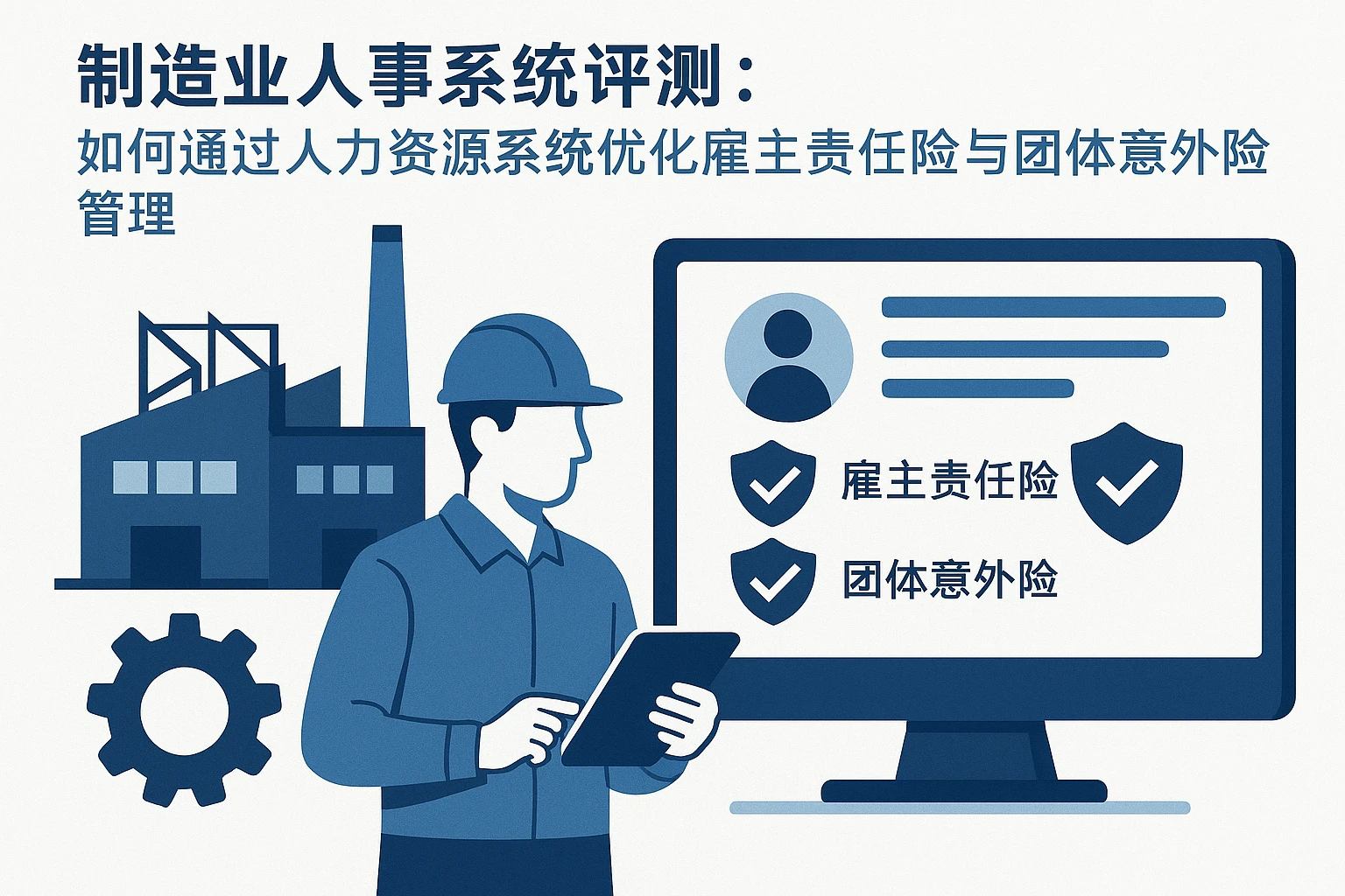 制造业人事系统评测：如何通过人力资源系统优化雇主责任险与团体意外险管理