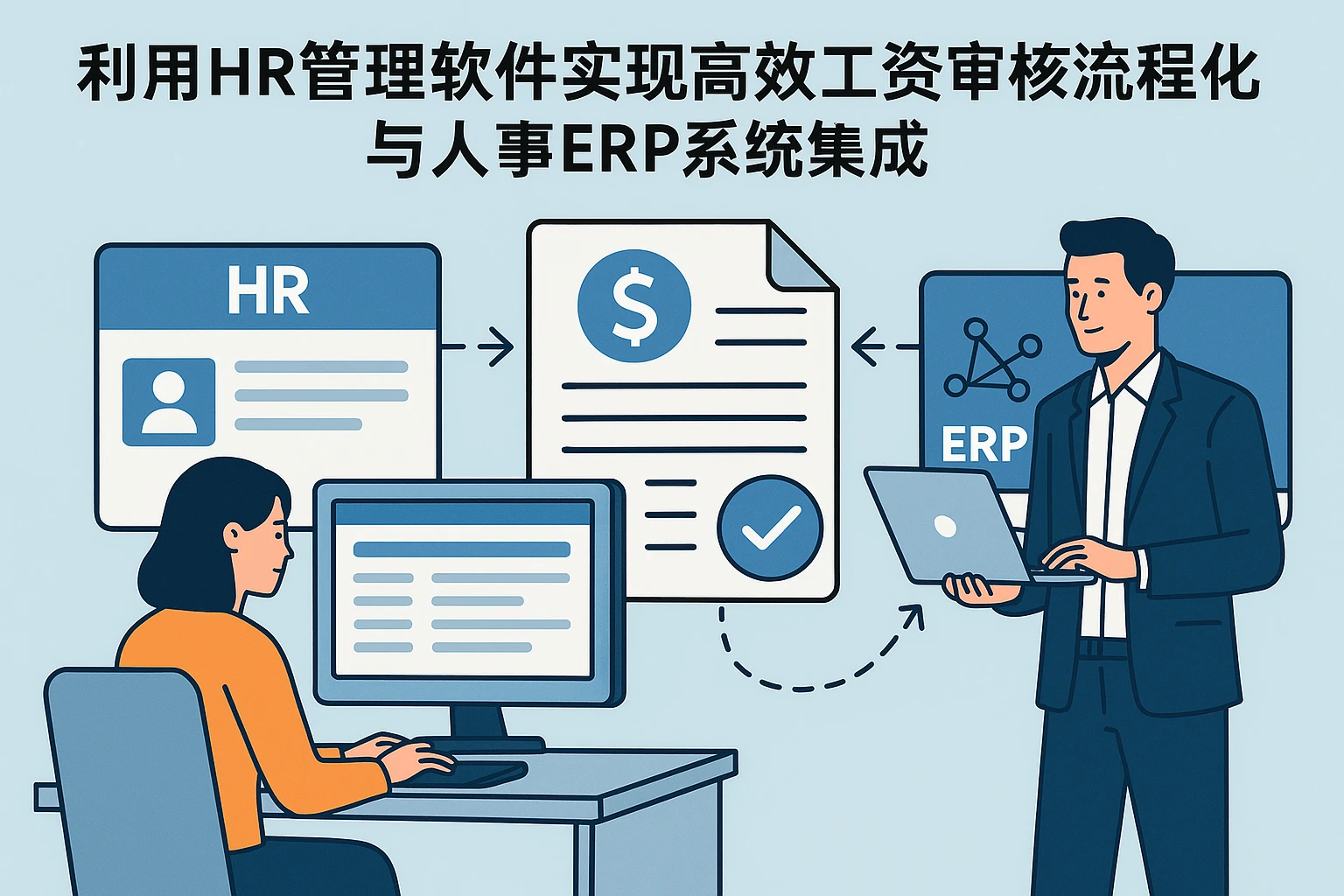 利用HR管理软件实现高效工资审核流程化与人事ERP系统集成