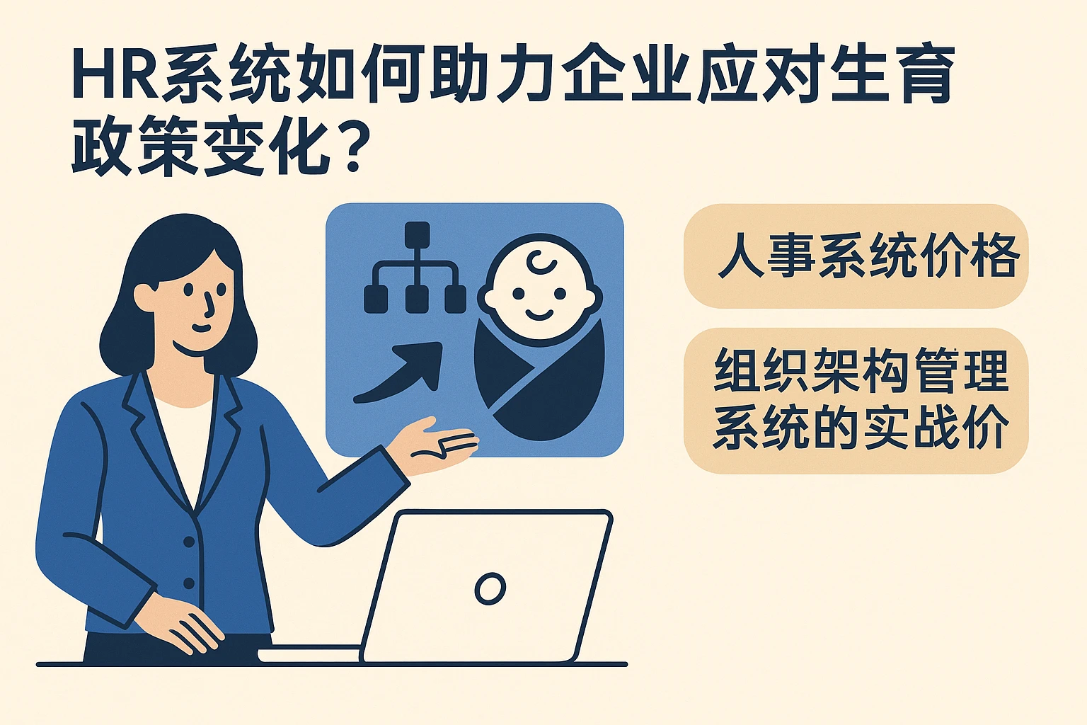 HR系统如何助力企业应对生育政策变化?人事系统价格与组织架构管理系统的实战价值
