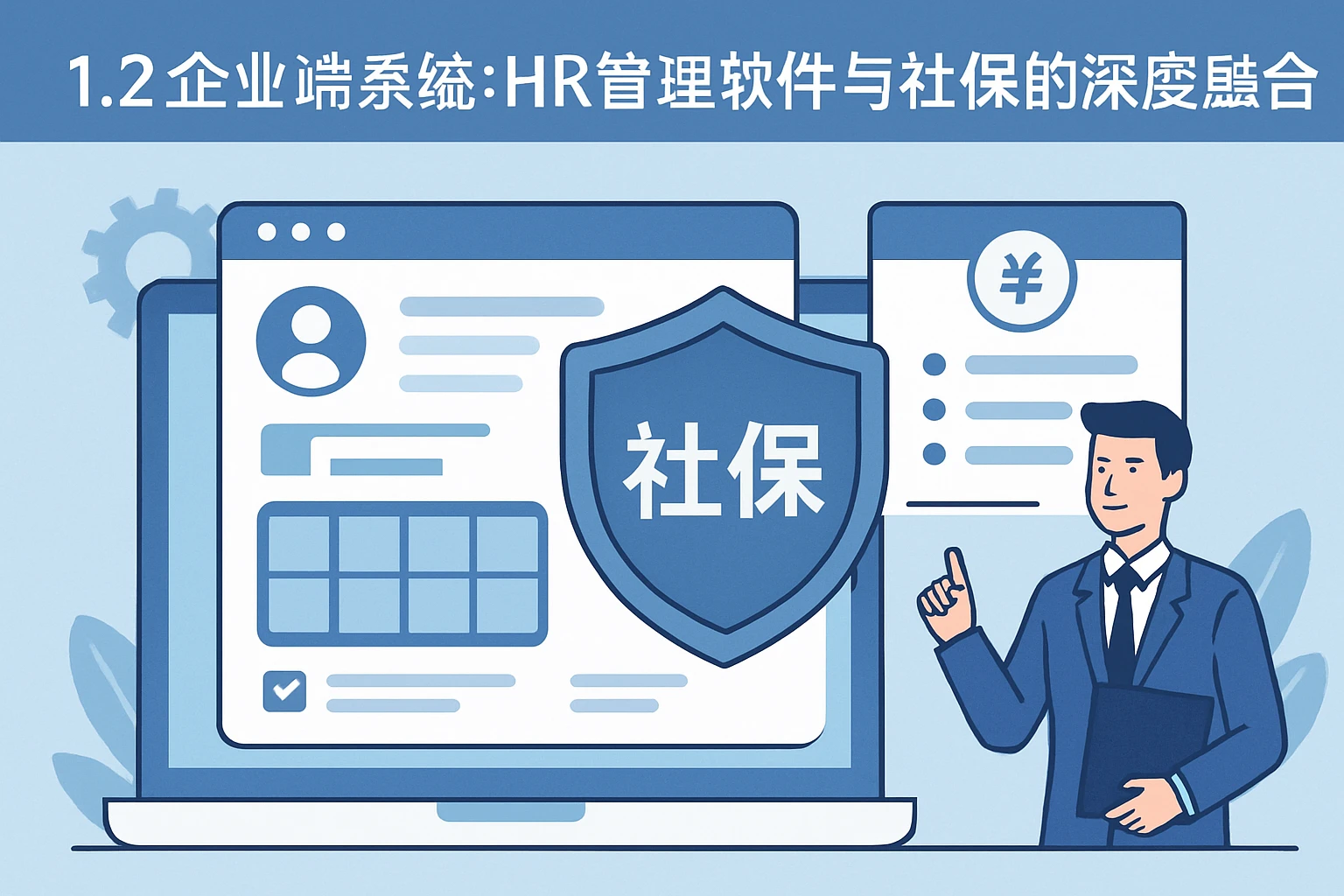 1.2 企业端系统：HR管理软件与社保的深度融合