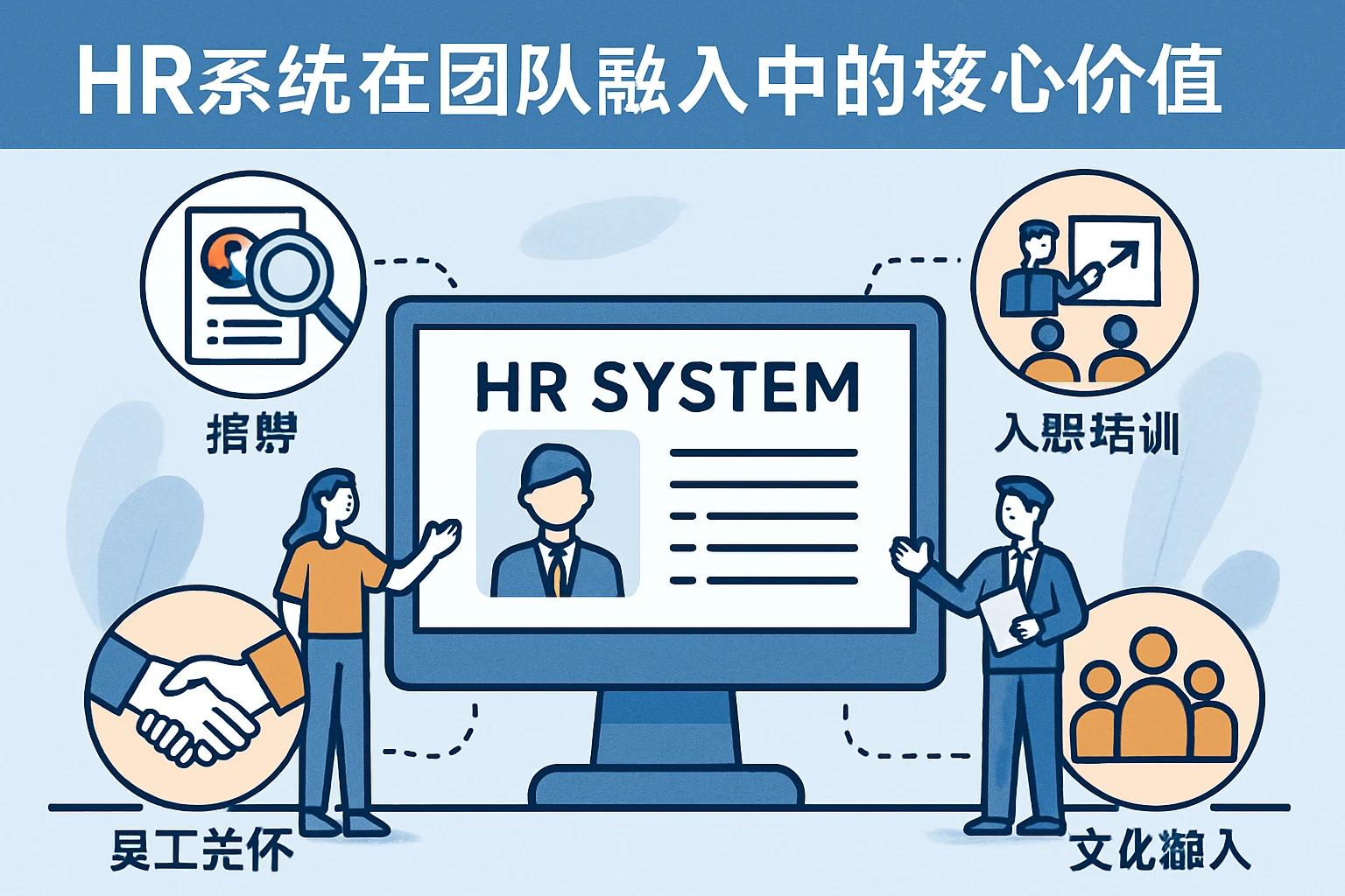 HR系统在团队融入中的核心价值