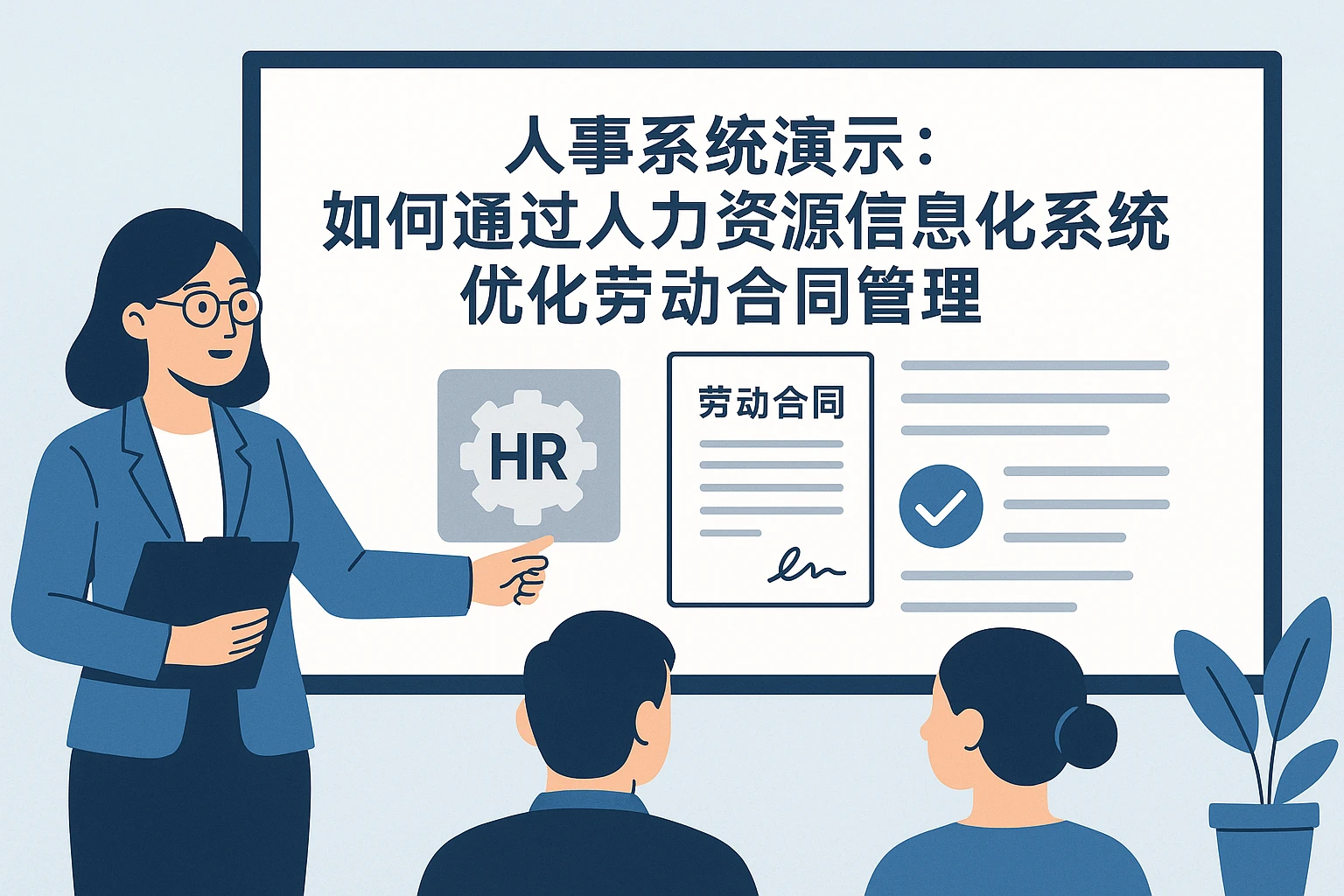 人事系统演示：如何通过人力资源信息化系统优化劳动合同管理