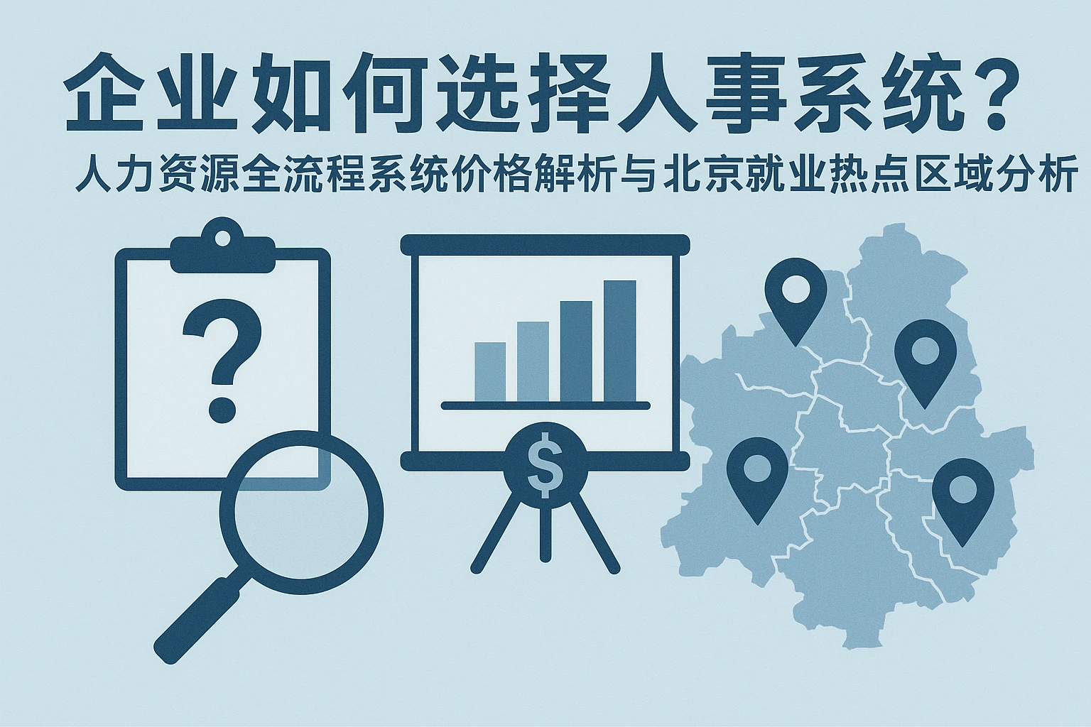 企业如何选择人事系统？人力资源全流程系统价格解析与北京就业热点区域分析