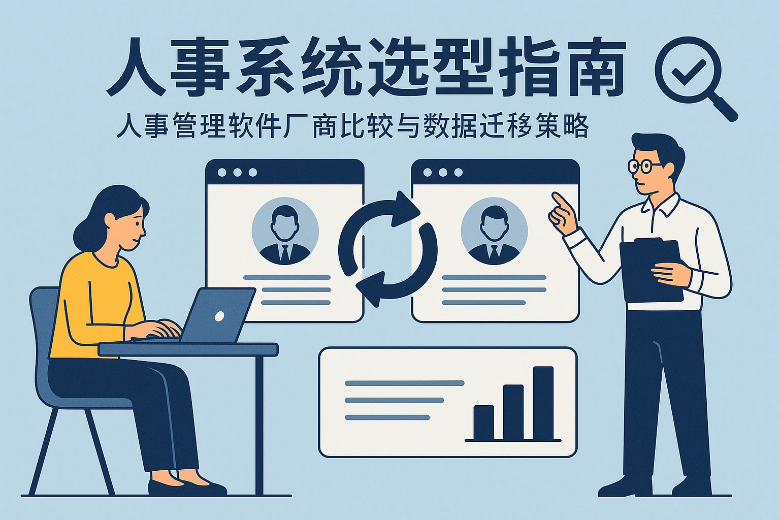 人事系统选型指南：人事管理软件厂商比较与数据迁移策略