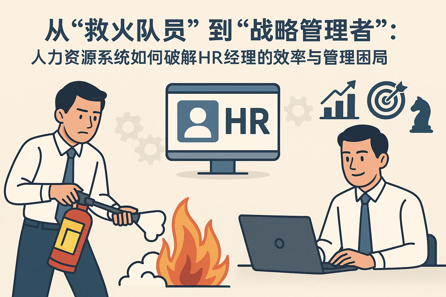 从“救火队员”到“战略管理者”:人力资源系统如何破解HR经理的效率与管理困局