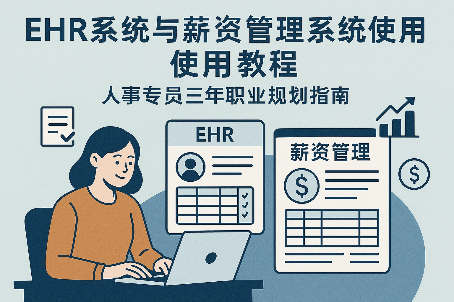 EHR系统与薪资管理系统使用教程：人事专员三年职业规划指南