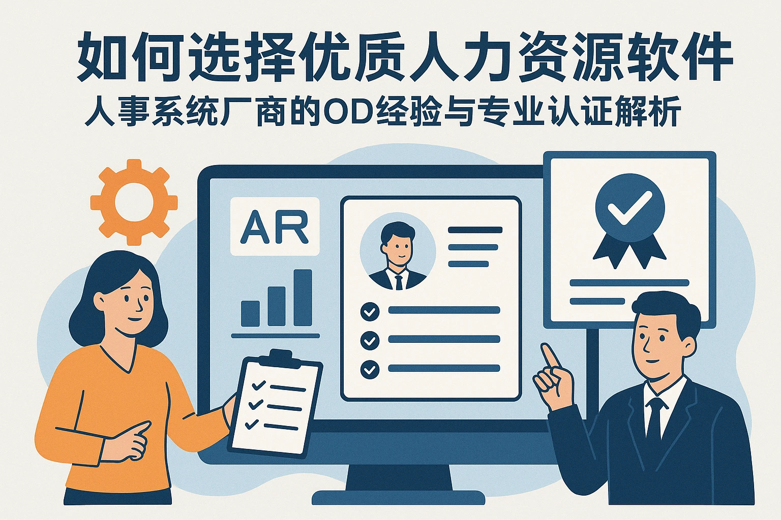 如何选择优质人力资源软件：人事系统厂商的OD经验与专业认证解析