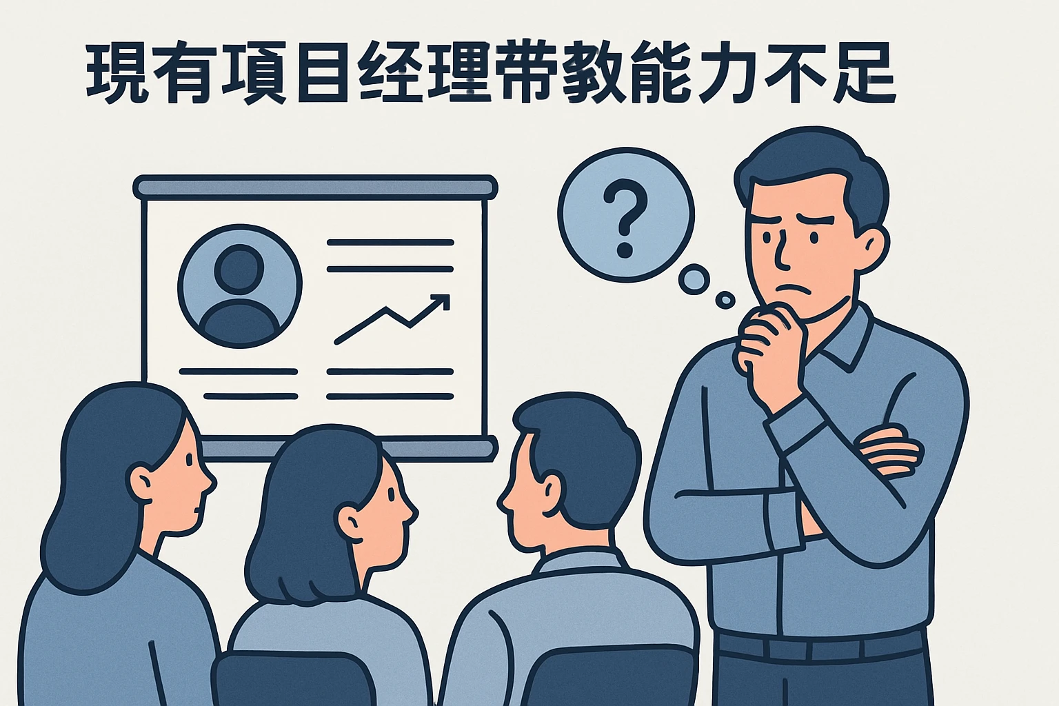 2. 现有项目经理带教能力不足