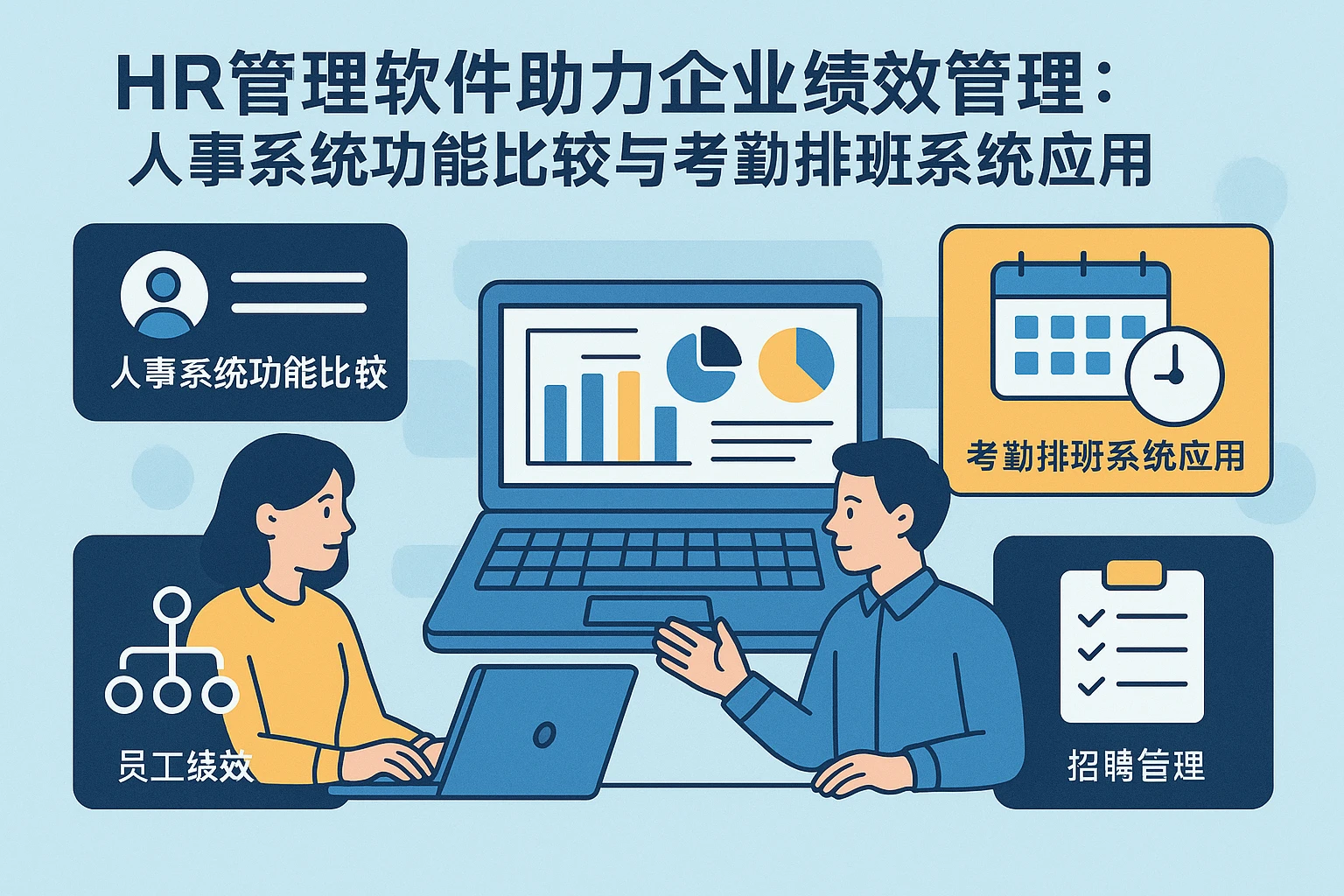 HR管理软件助力企业绩效管理：人事系统功能比较与考勤排班系统应用