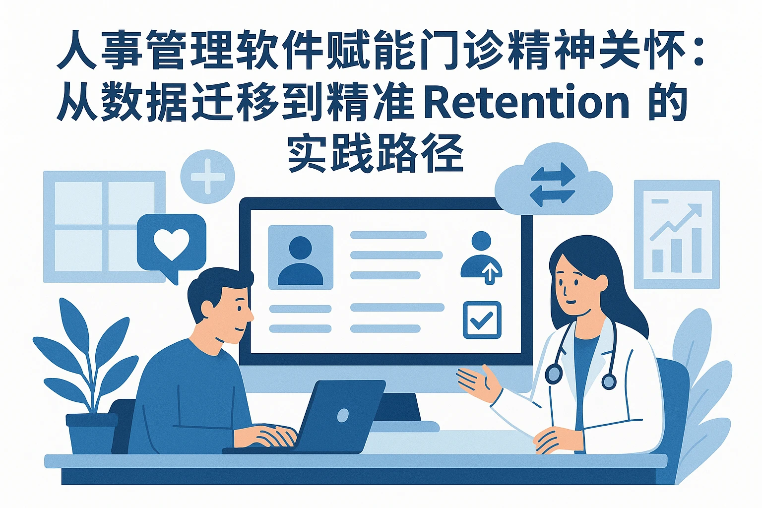 人事管理软件赋能门诊精神关怀:从数据迁移到精准 Retention 的实践路径