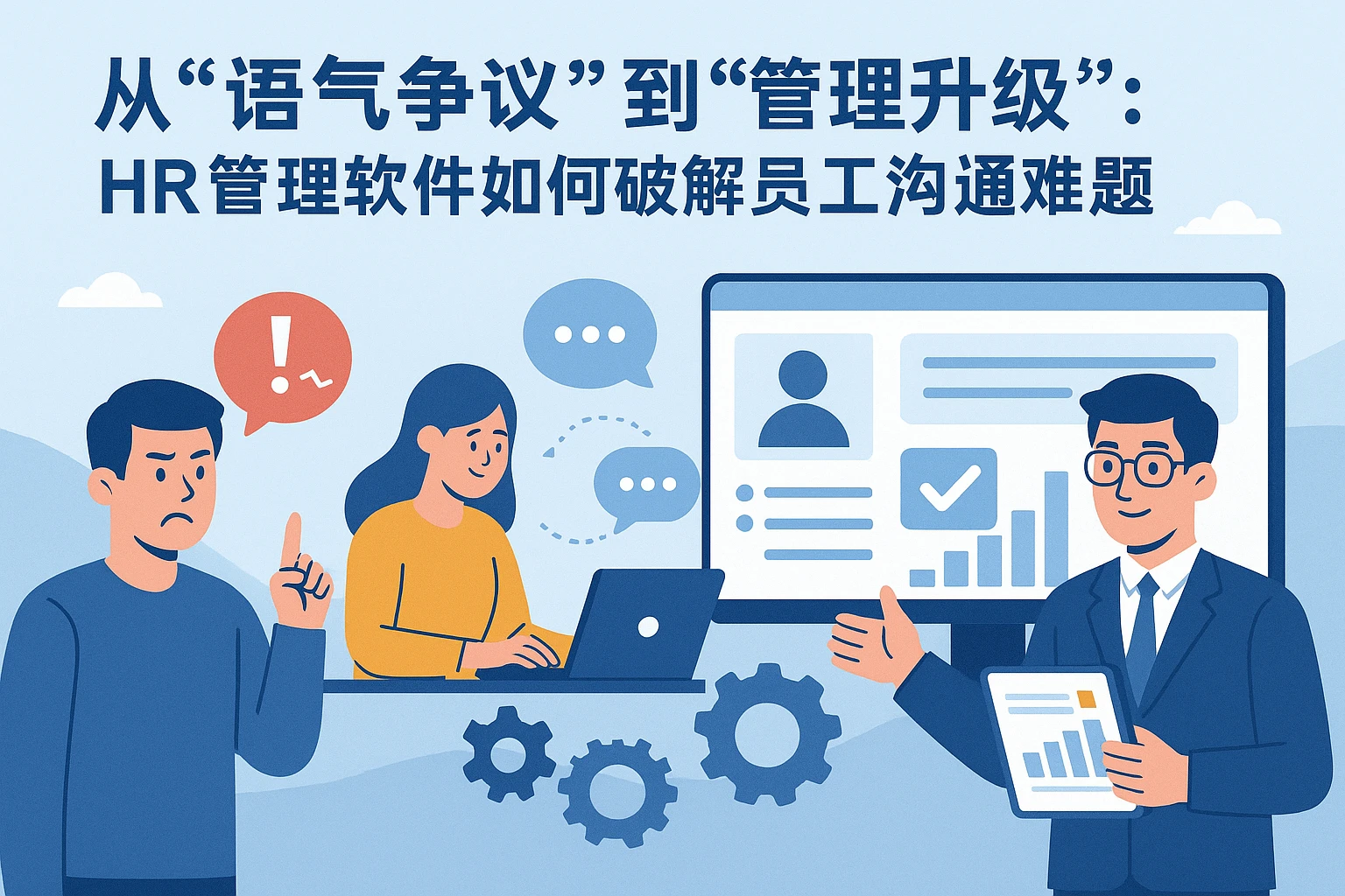 从“语气争议”到“管理升级”:HR管理软件如何破解员工沟通难题