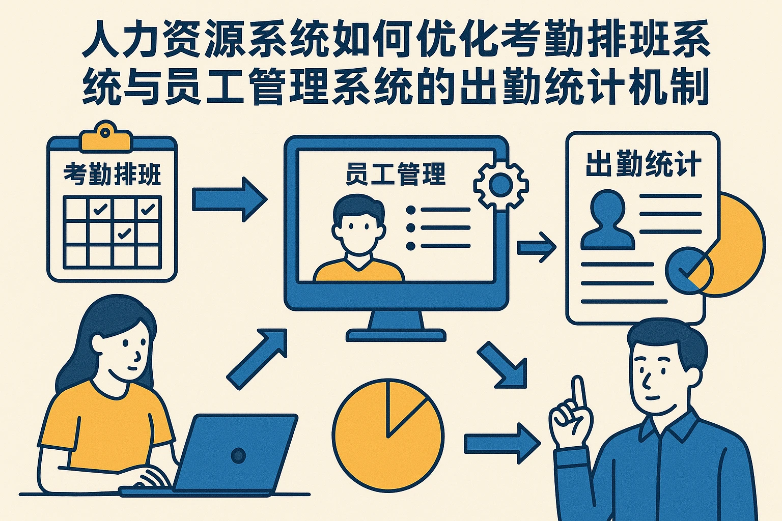 人力资源系统如何优化考勤排班系统与员工管理系统的出勤统计机制