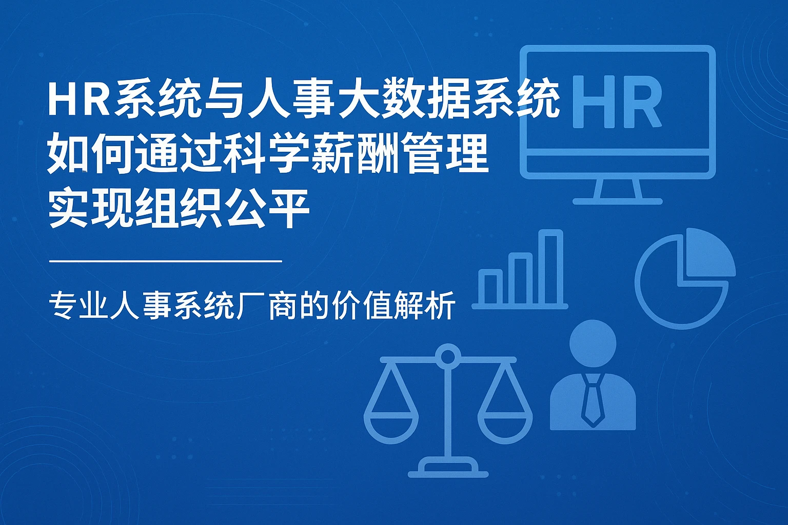 HR系统与人事大数据系统如何通过科学薪酬管理实现组织公平——专业人事系统厂商的价值解析