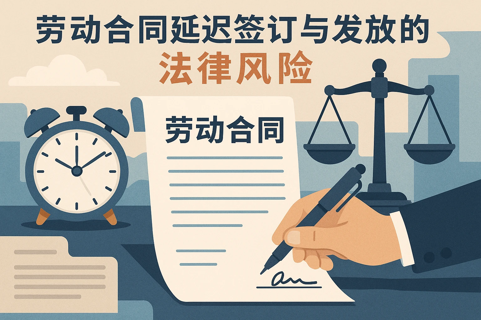 劳动合同延迟签订与发放的法律风险