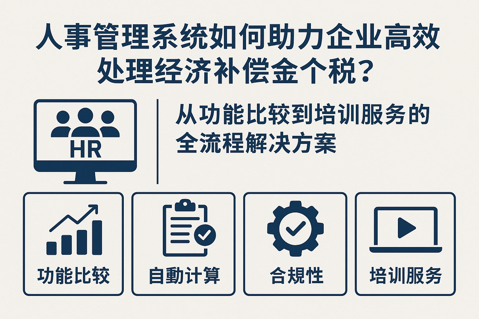 人事管理系统如何助力企业高效处理经济补偿金个税？——从功能比较到培训服务的全流程解决方案