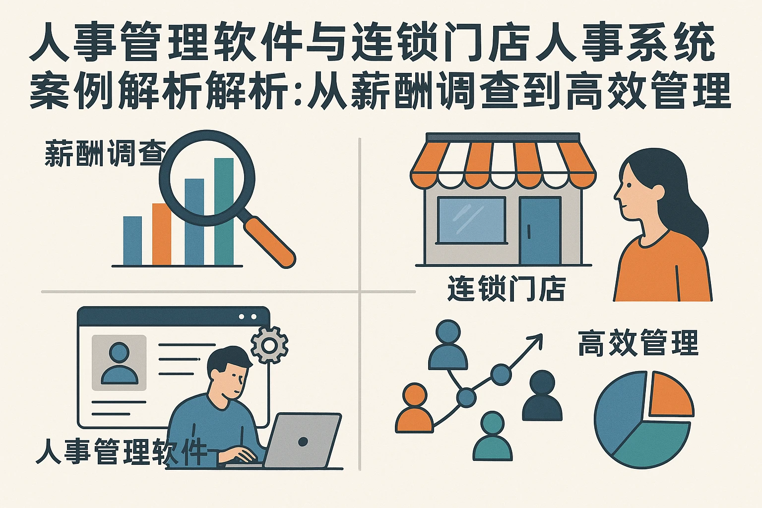 人事管理软件与连锁门店人事系统案例解析：从薪酬调查到高效管理