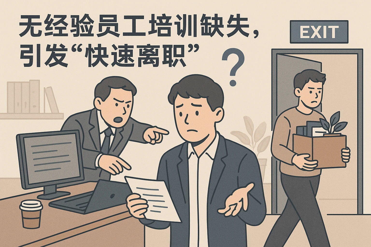 2. 无经验员工培训缺失，引发“快速离职”