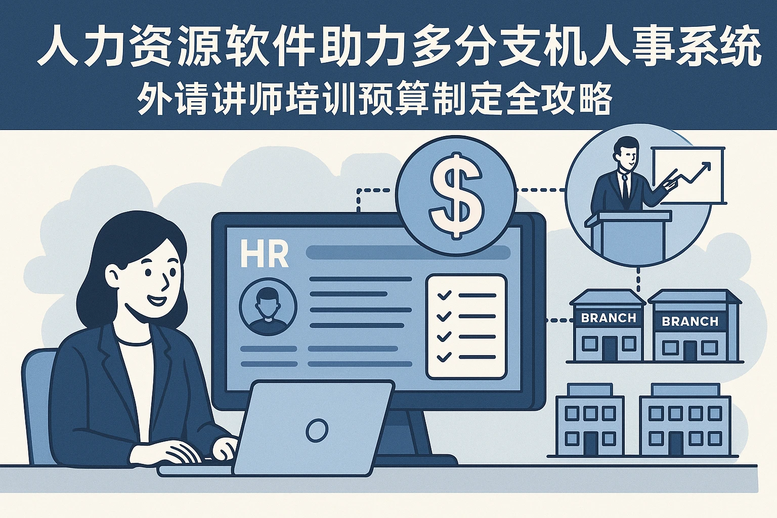 人力资源软件助力多分支机构人事系统：外请讲师培训预算制定全攻略