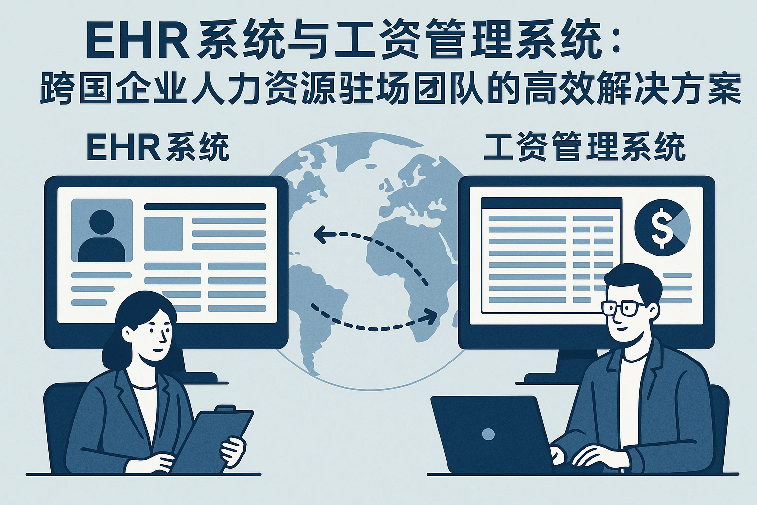 EHR系统与工资管理系统：跨国企业人力资源驻场团队的高效解决方案